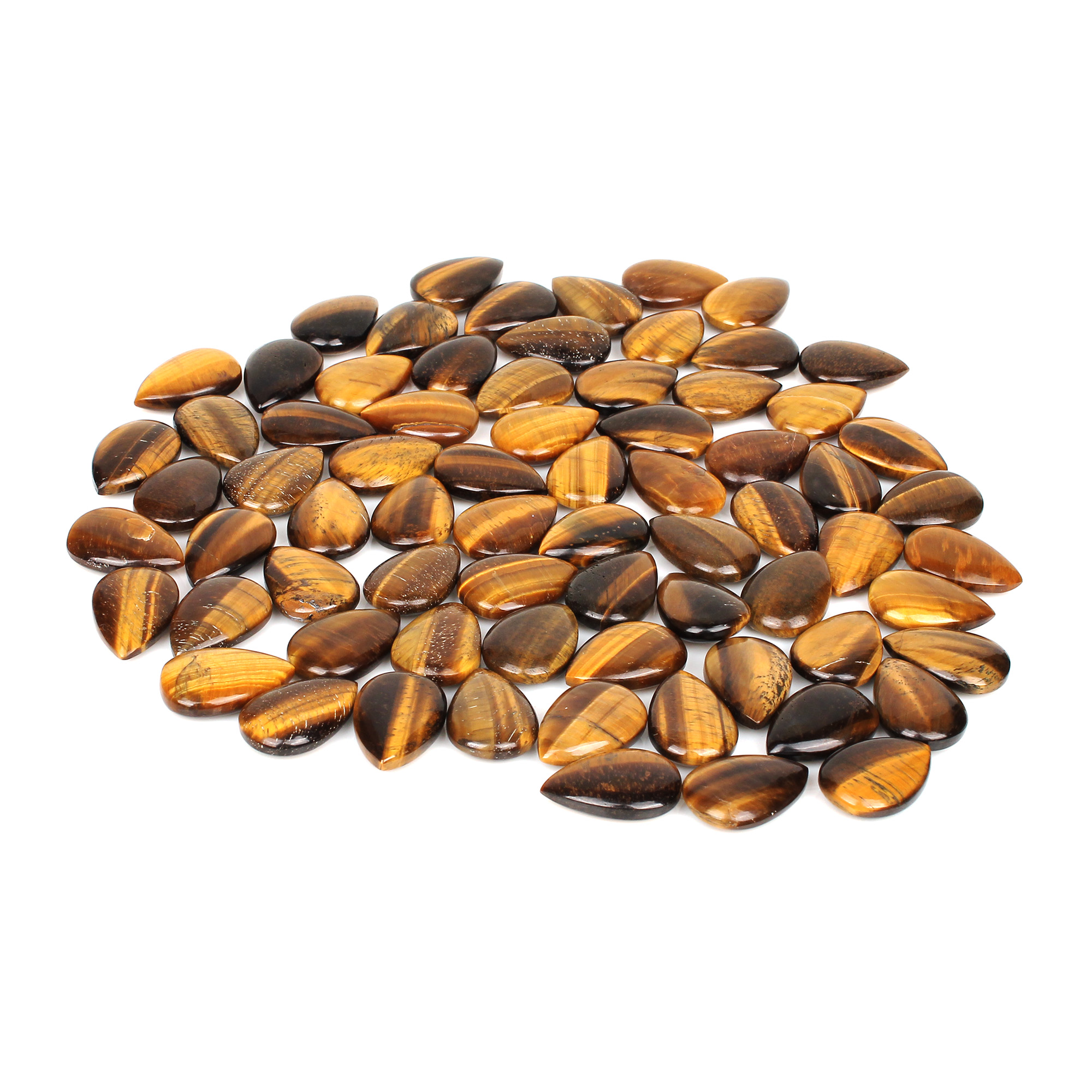 Tiger Eye 24X16mm Pear Cabochon 13511cts Loose Gemstone