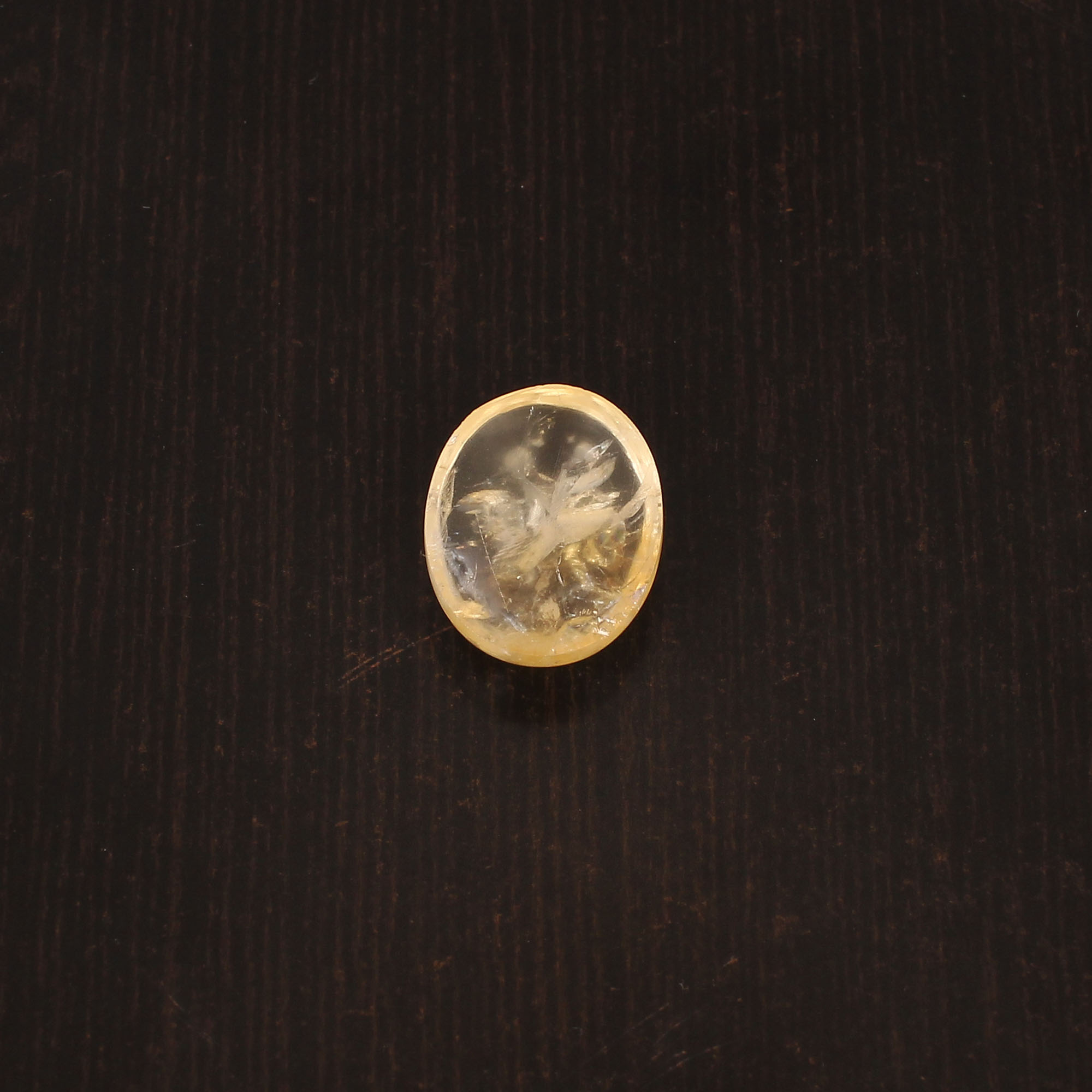 Natural Citrine Oval Cabochon Gemstone 1410 Carat 19x15 mm for Jewelry Making