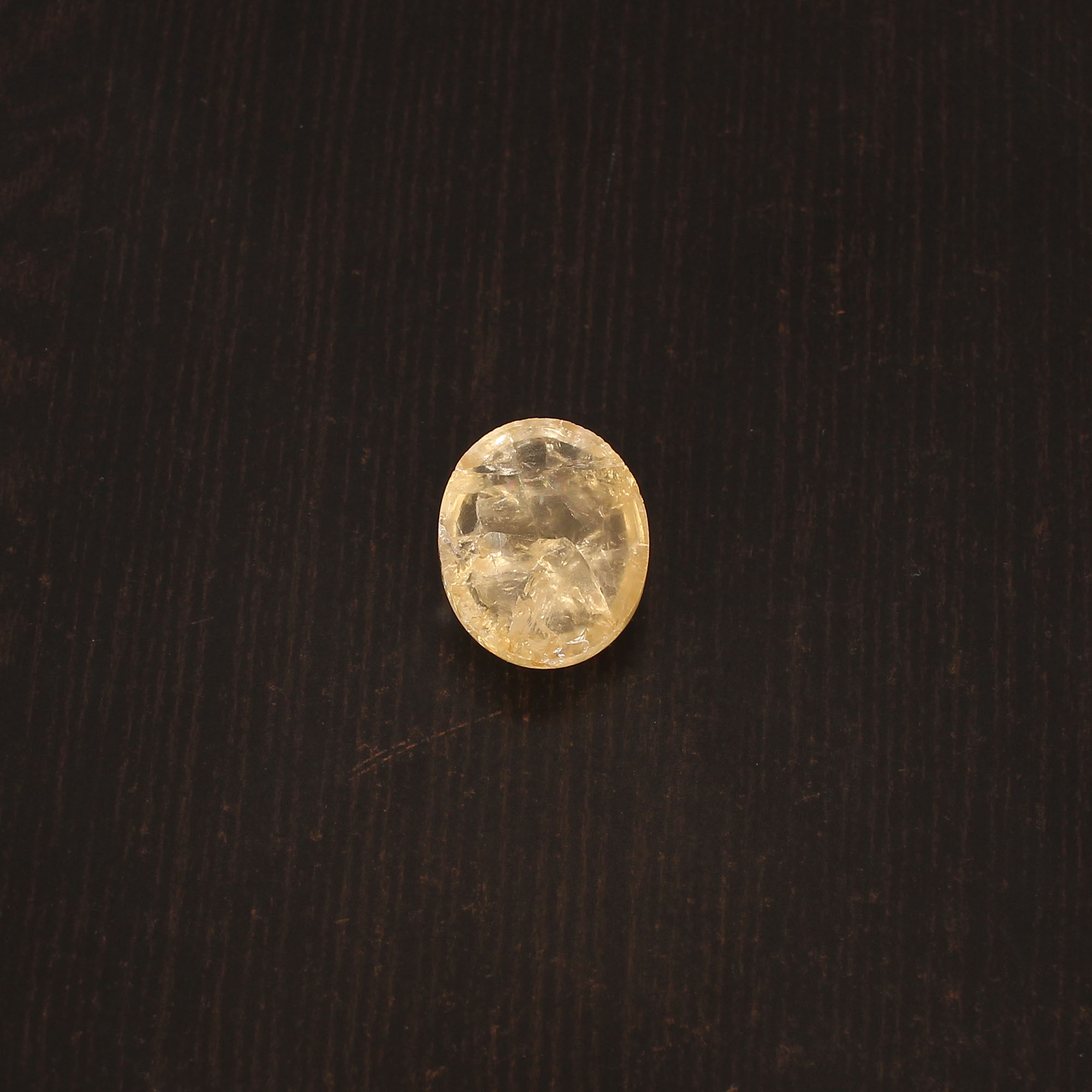 Natural Citrine Oval Cabochon Gemstone 995 Carat 13x17mm for Jewelry Making