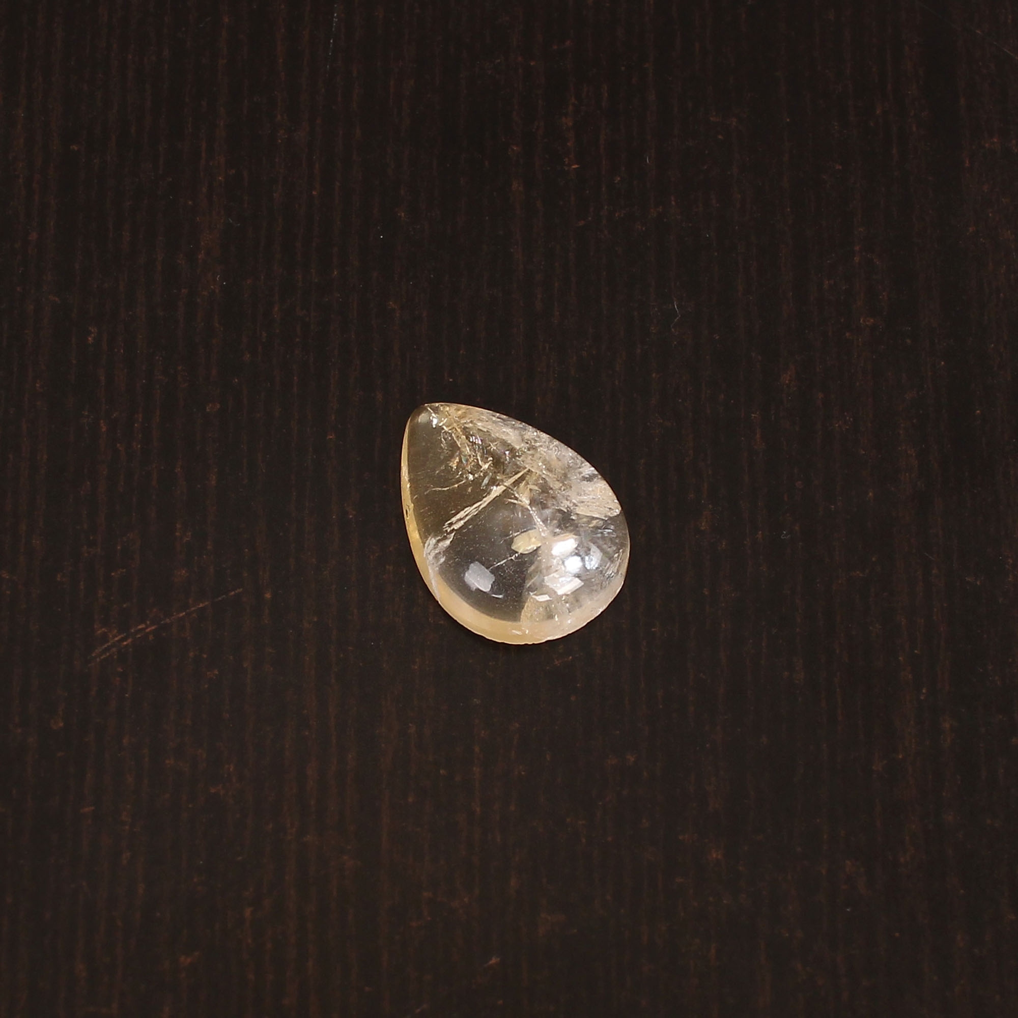 Natural Citrine Pear Cabochon Gemstone 1445 Carat 23X16 mm for Jewelry Making