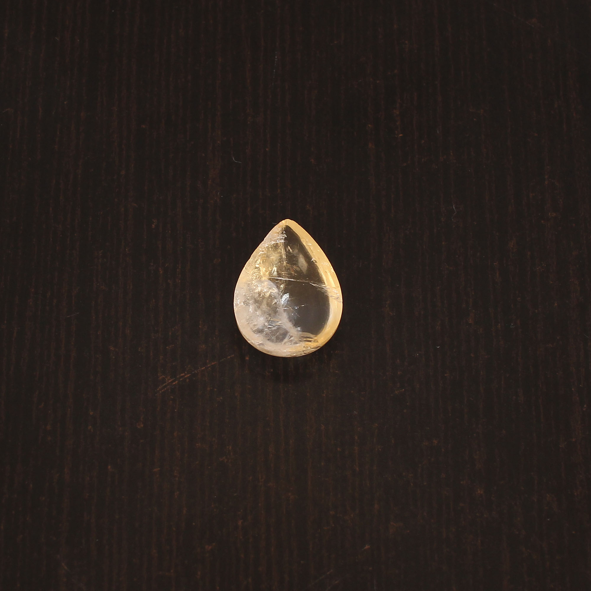 Natural Citrine Pear Cabochon Gemstone 1445 Carat 23X16 mm for Jewelry Making