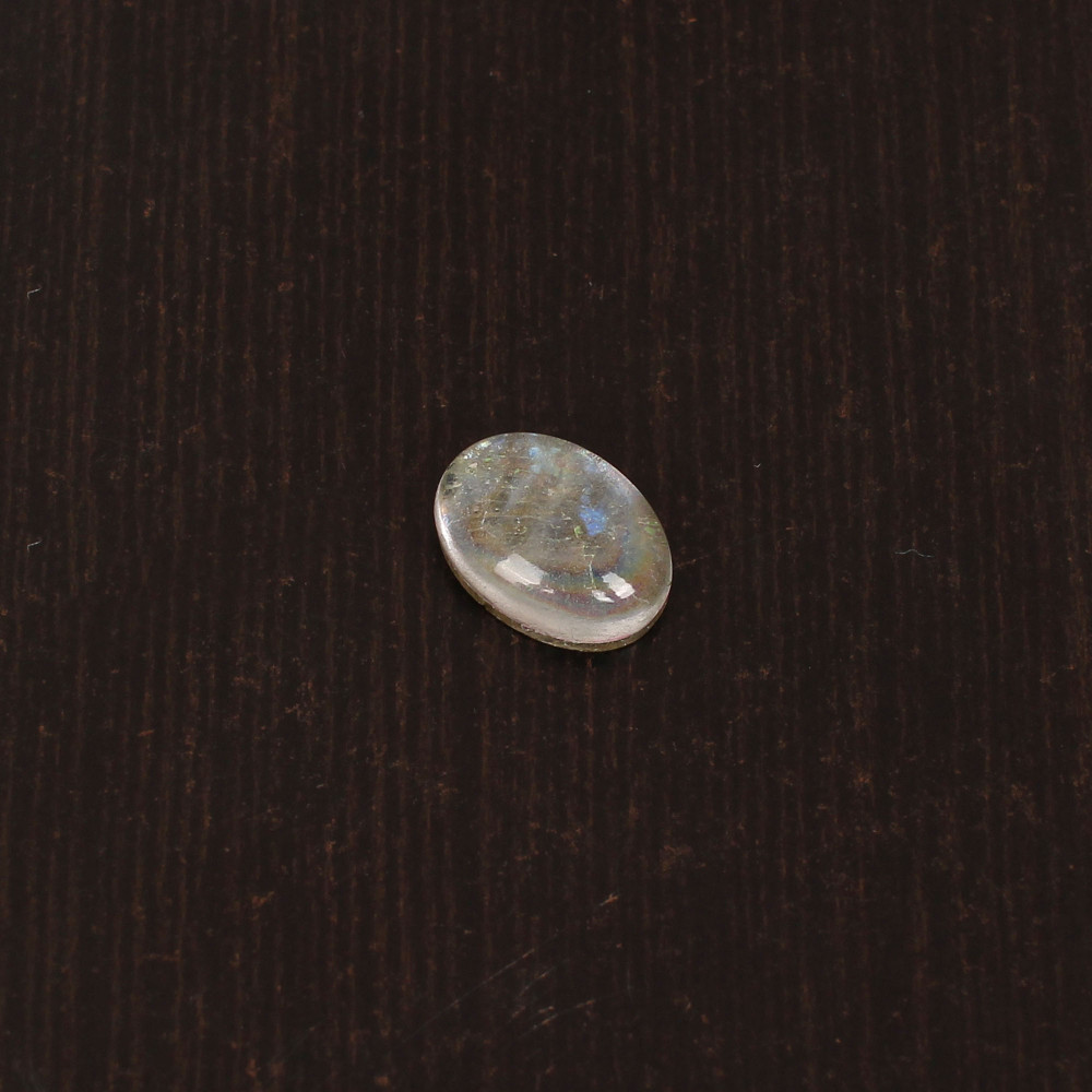 Image of Labradorite Crystal Doublet Gemstone 6.40 Carat 14x10mm Oval for Jewelry Making