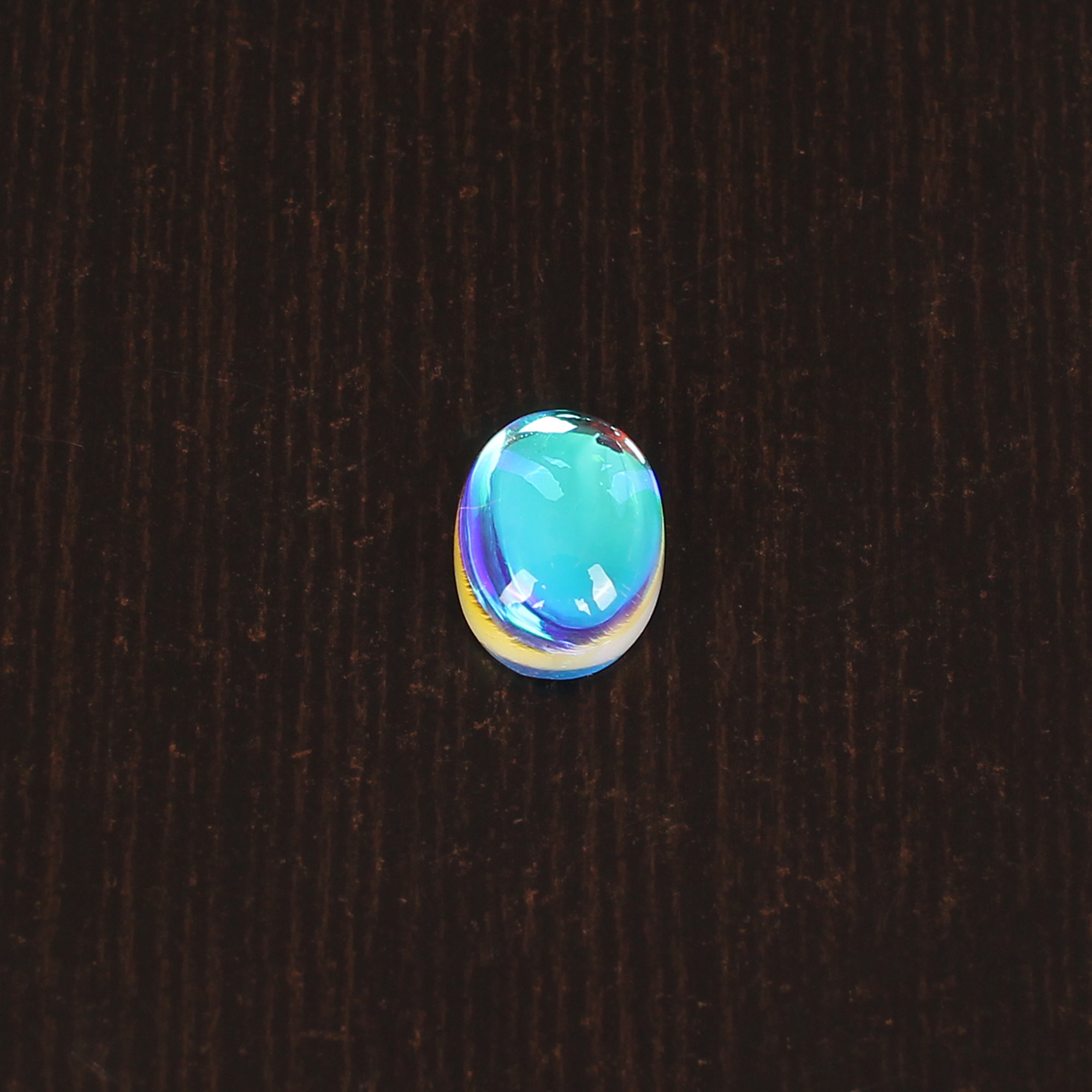 Chinese Rainbow Moonstone Gemstone 51 Carat 12x9mm Cabochon Loose Gemstone for Jewelry Making