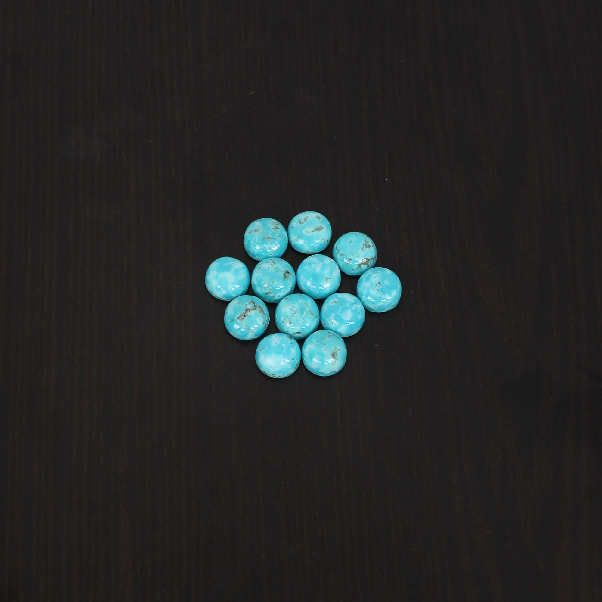 Natural American Arizona Turquoise Gemstone 104 Carat 6X6 mm Cabochon cut for Jewelry Making