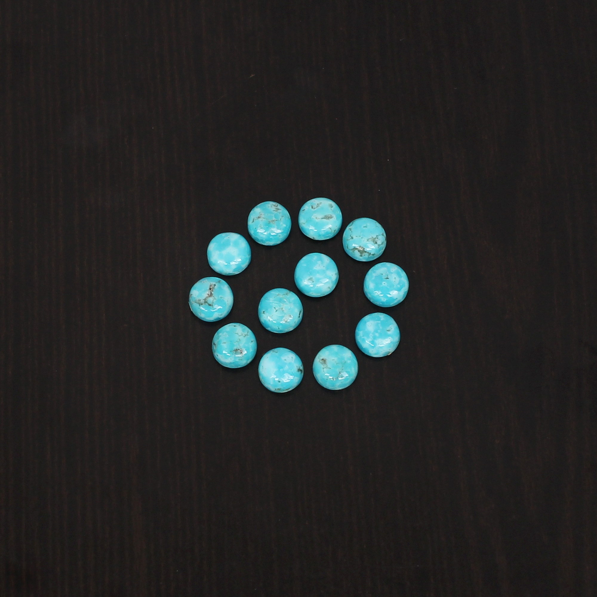 Natural American Arizona Turquoise Gemstone 104 Carat 6X6 mm Cabochon cut for Jewelry Making