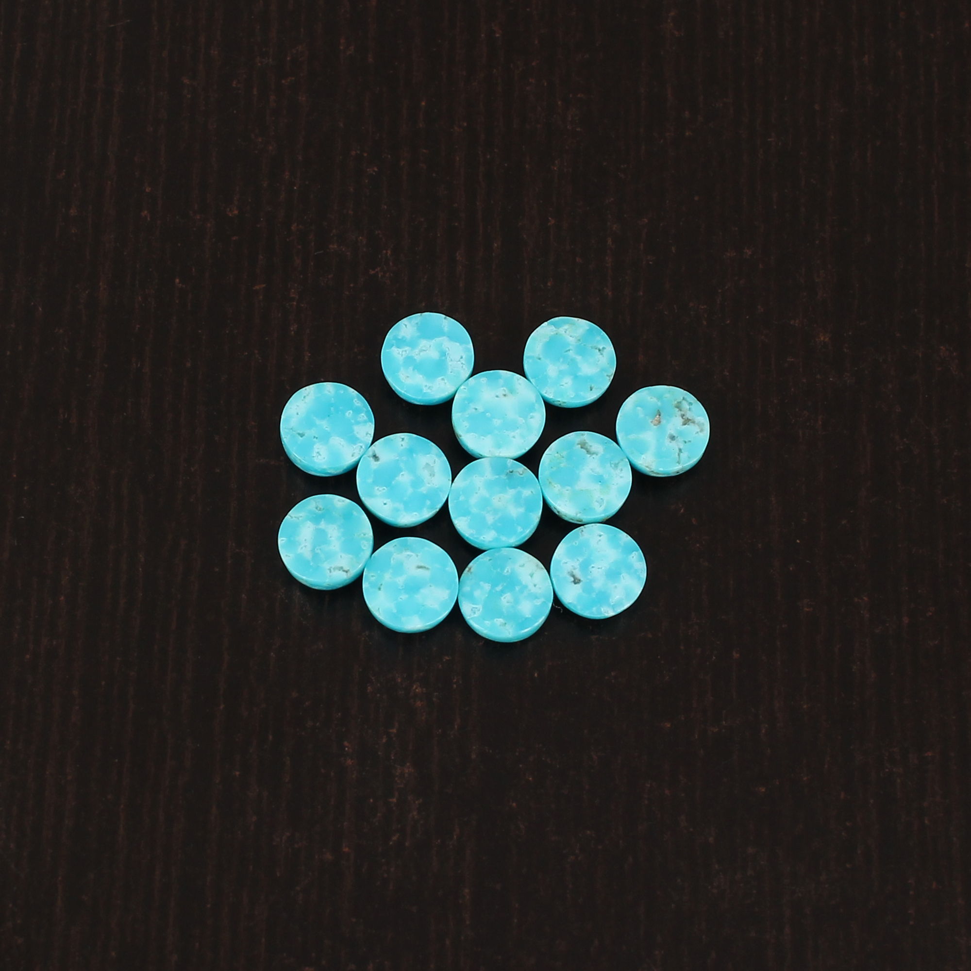 Natural American Arizona Turquoise Gemstone 104 Carat 6X6 mm Cabochon cut for Jewelry Making
