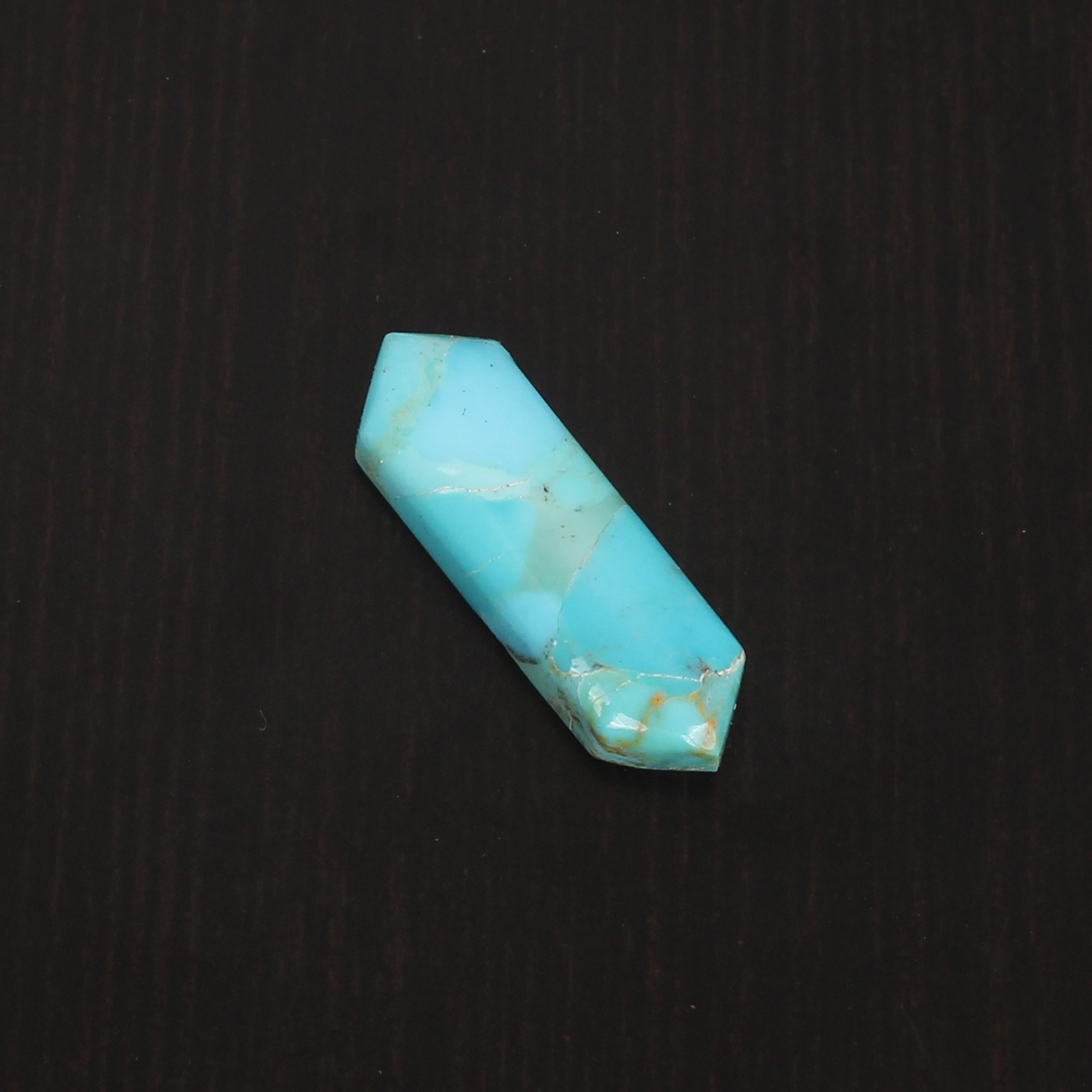 1pcs Natural Turquoise 24x8mm Fancy Cabochon 700cts