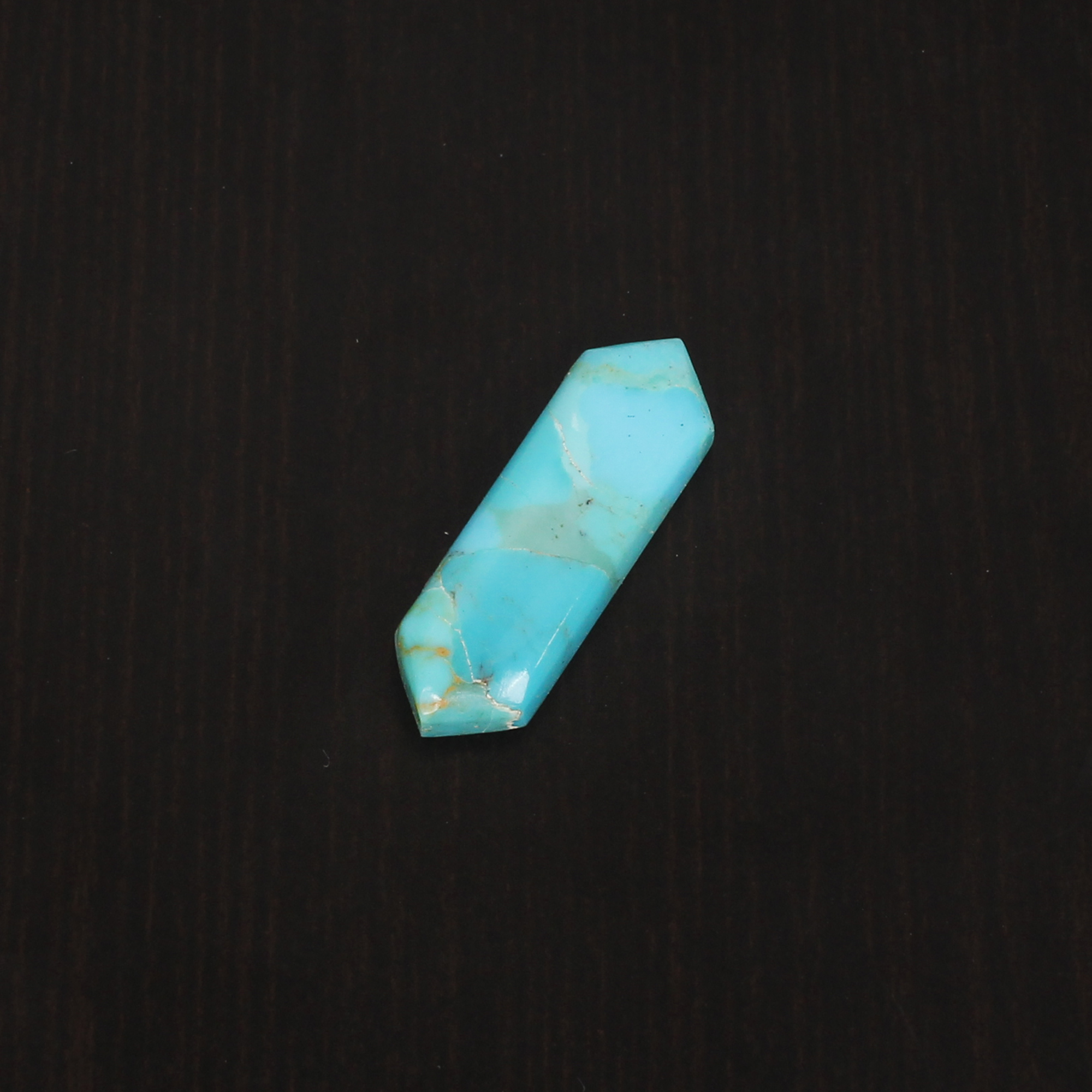 1pcs Natural Turquoise 24x8mm Fancy Cabochon 700cts