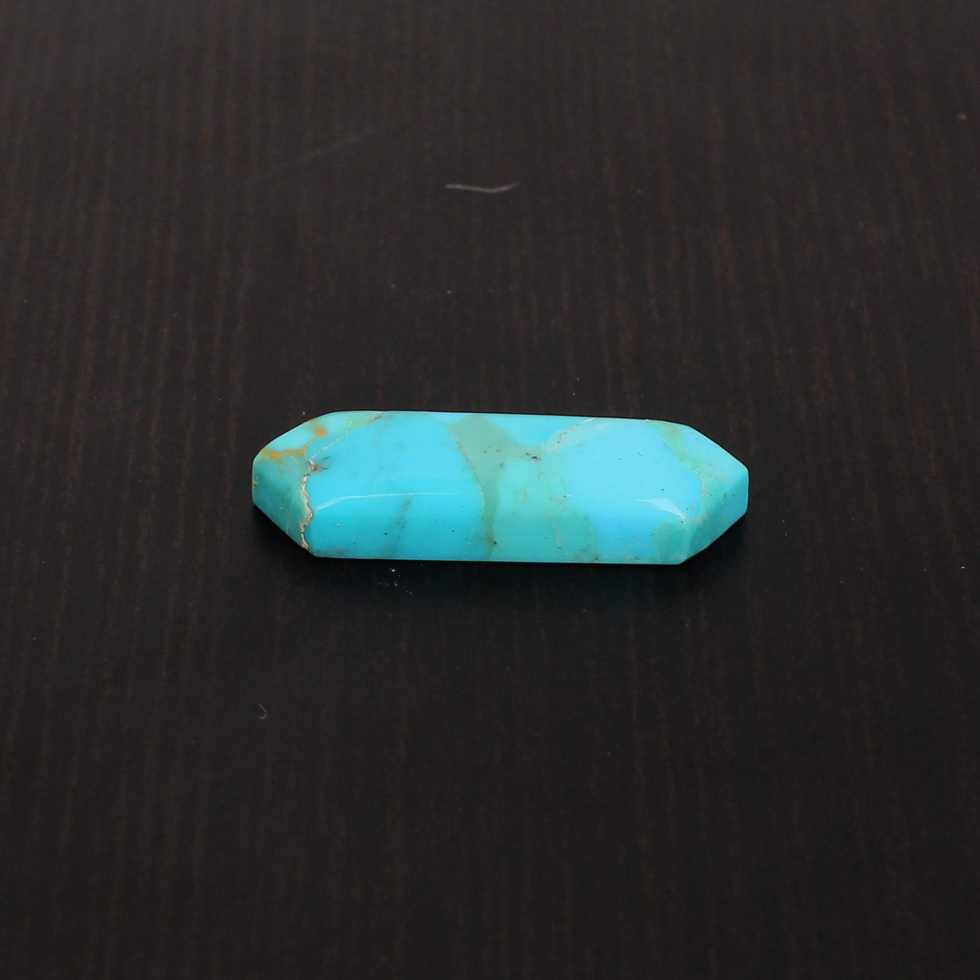 1pcs Natural Turquoise 24x8mm Fancy Cabochon 700cts