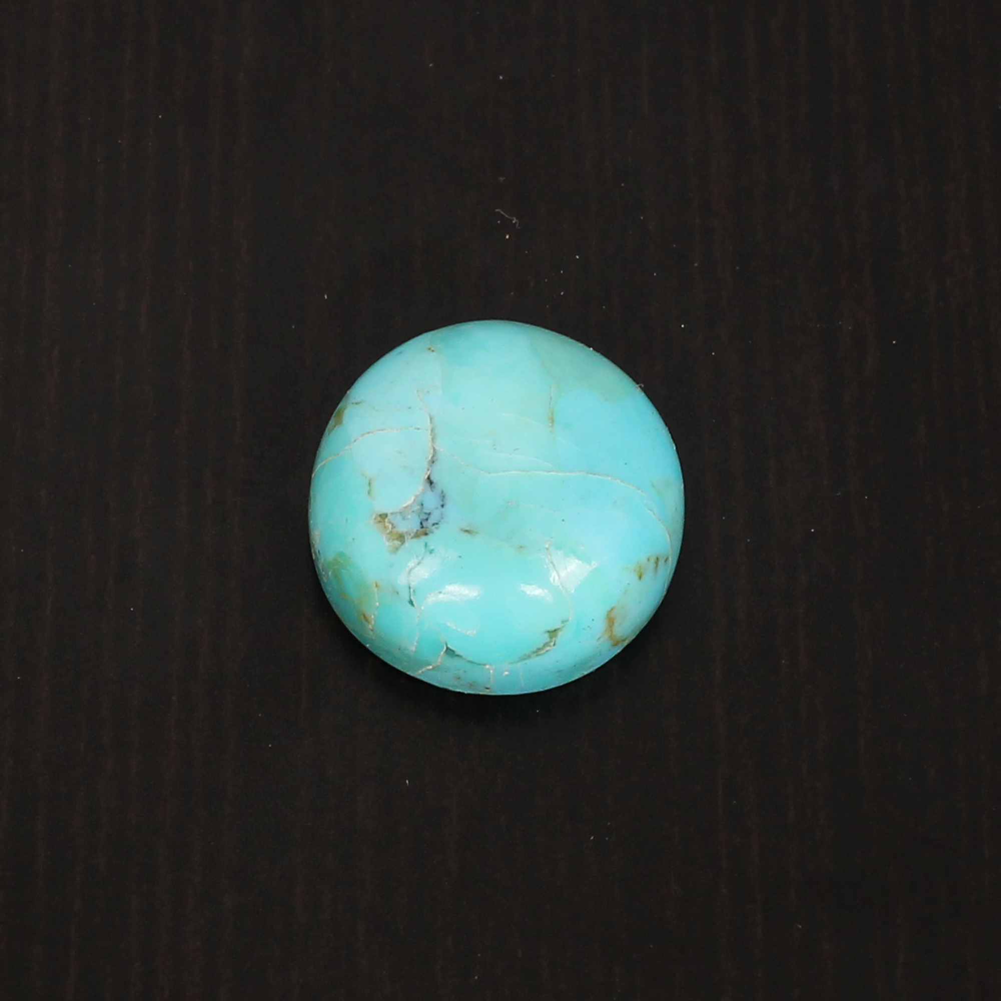 Natural Turquoise 15mm Round Cabochon 1100cts