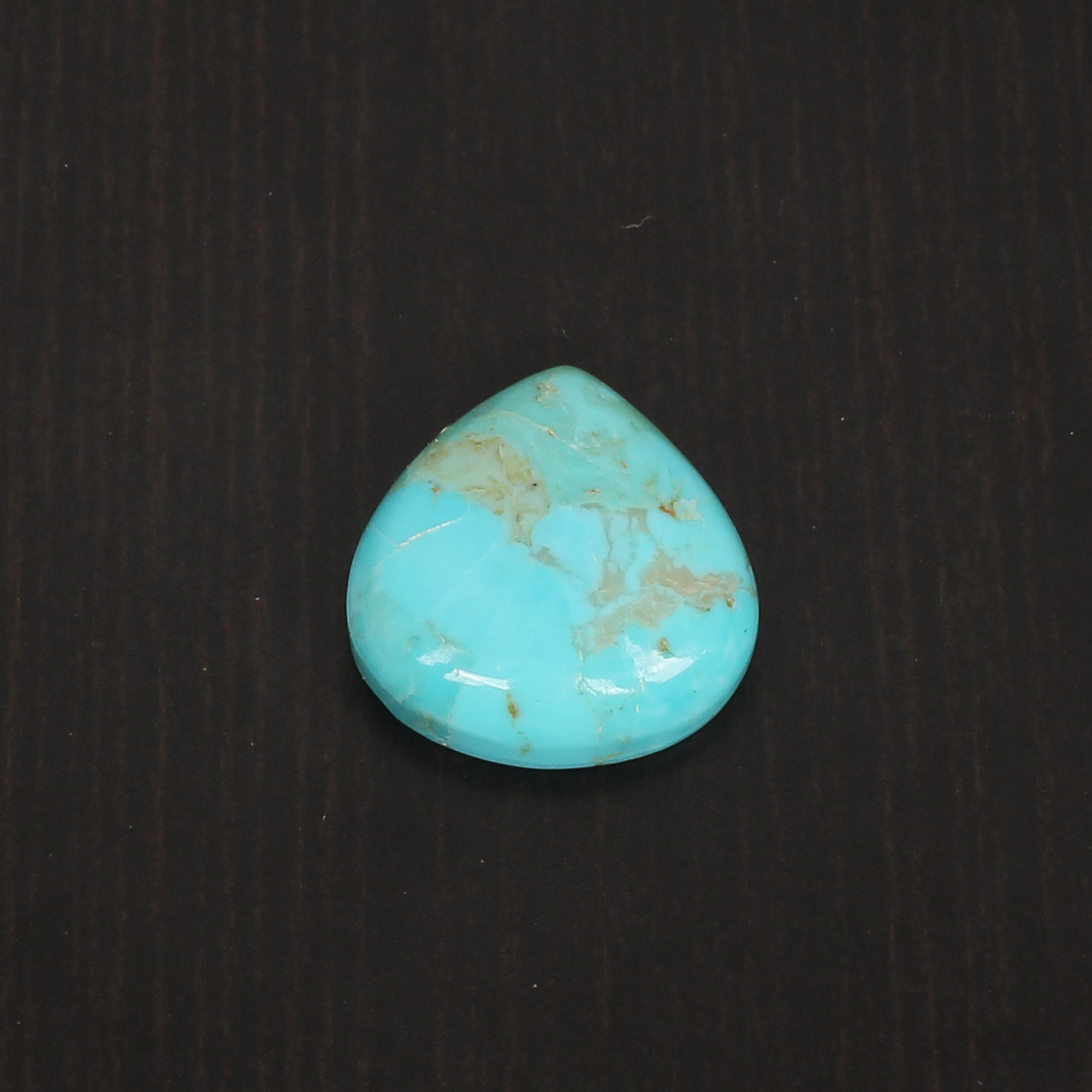 1pcs Natural Turquoise 15x15mm Heart Cabochon 800cts