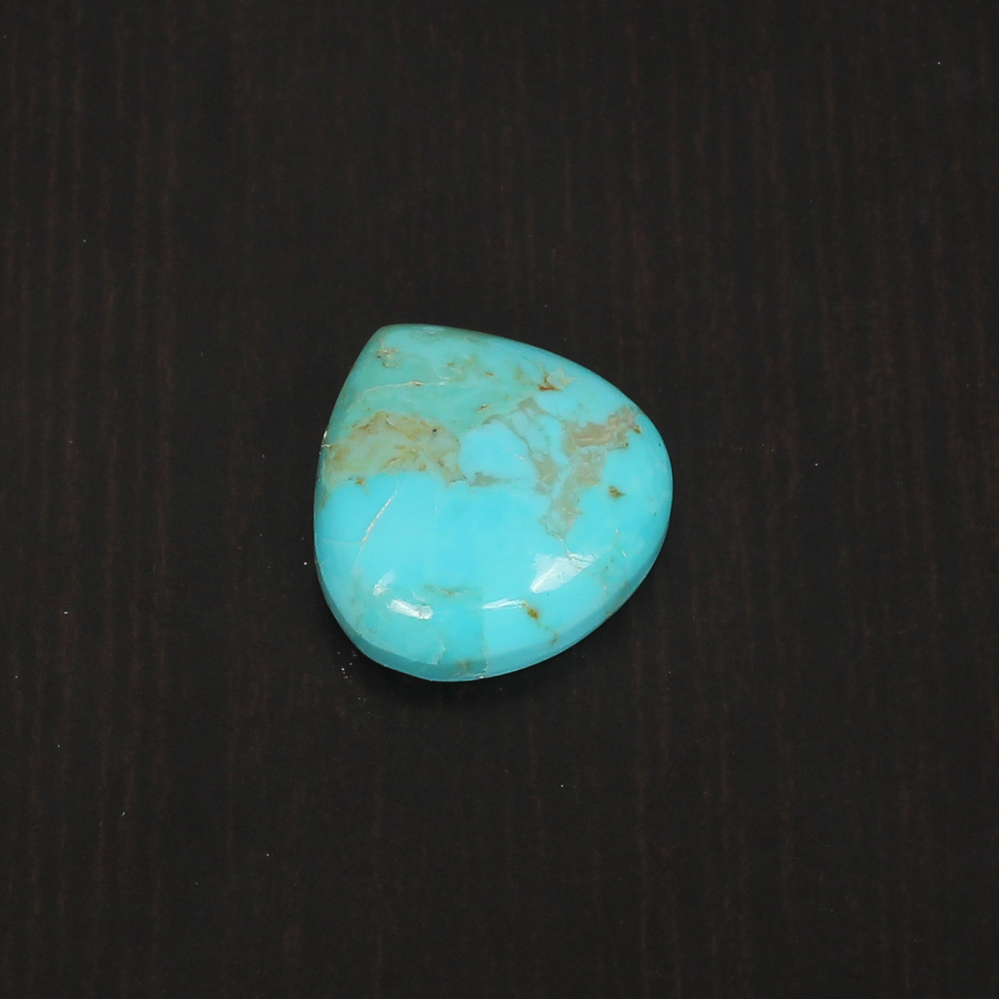 1pcs Natural Turquoise 15x15mm Heart Cabochon 800cts