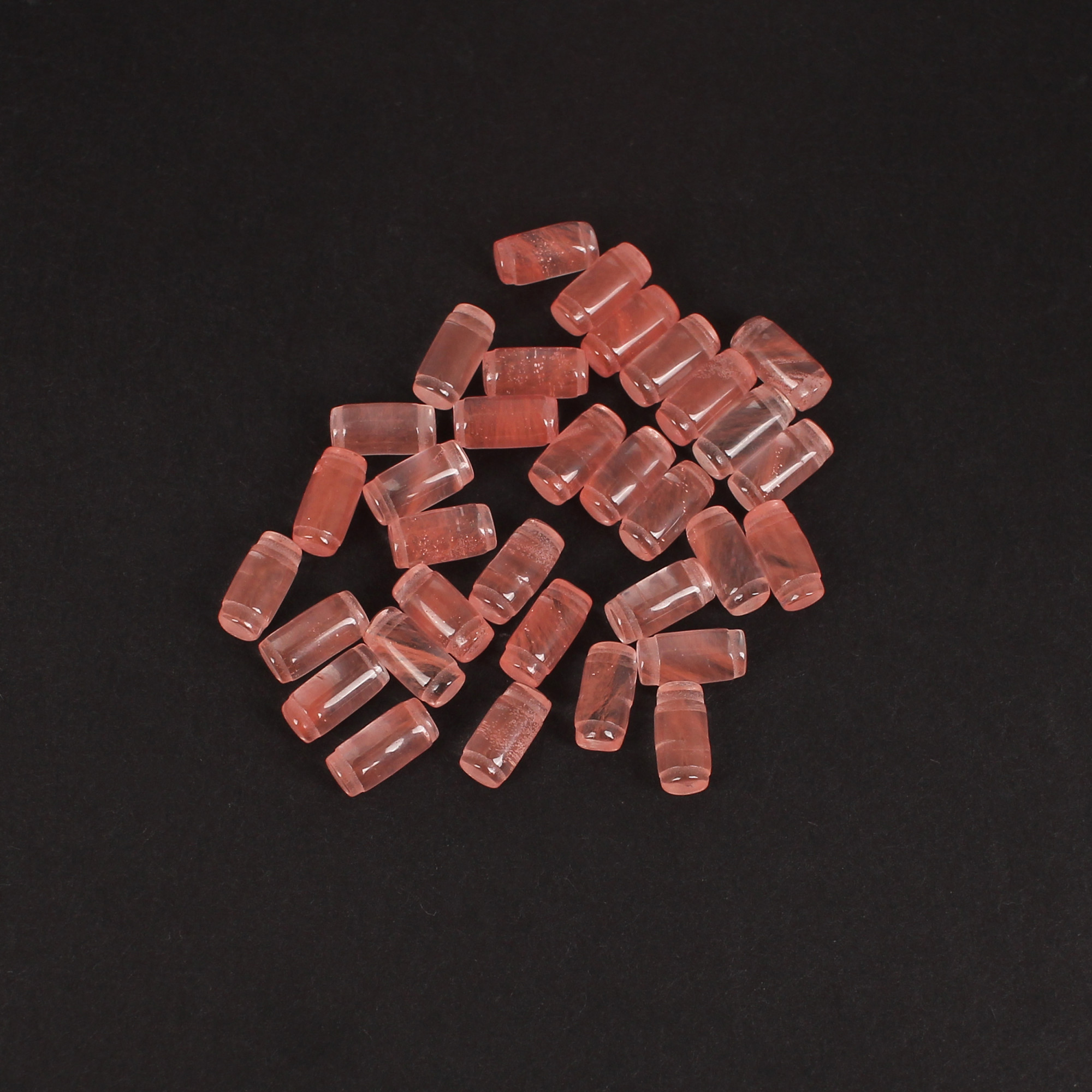 Cherry Crackle Hydro Gemstone Bullet Shape 1210 Carat 8x4 mm for Jewelry Making