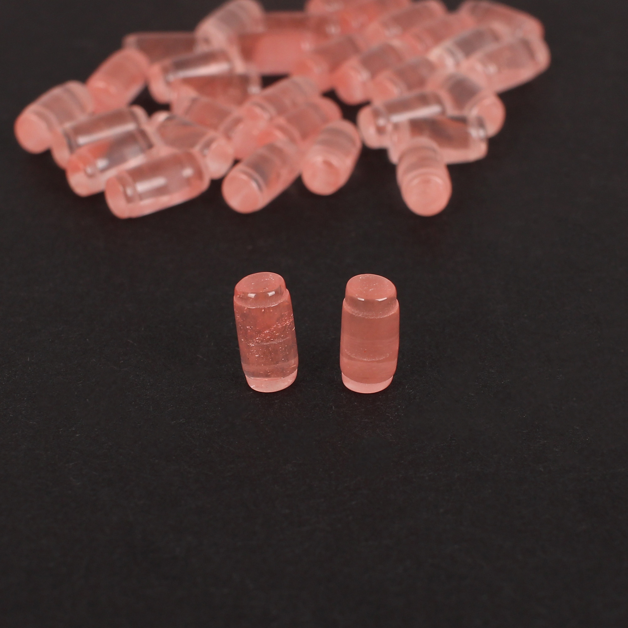 Cherry Crackle Hydro Gemstone Bullet Shape 1210 Carat 8x4 mm for Jewelry Making