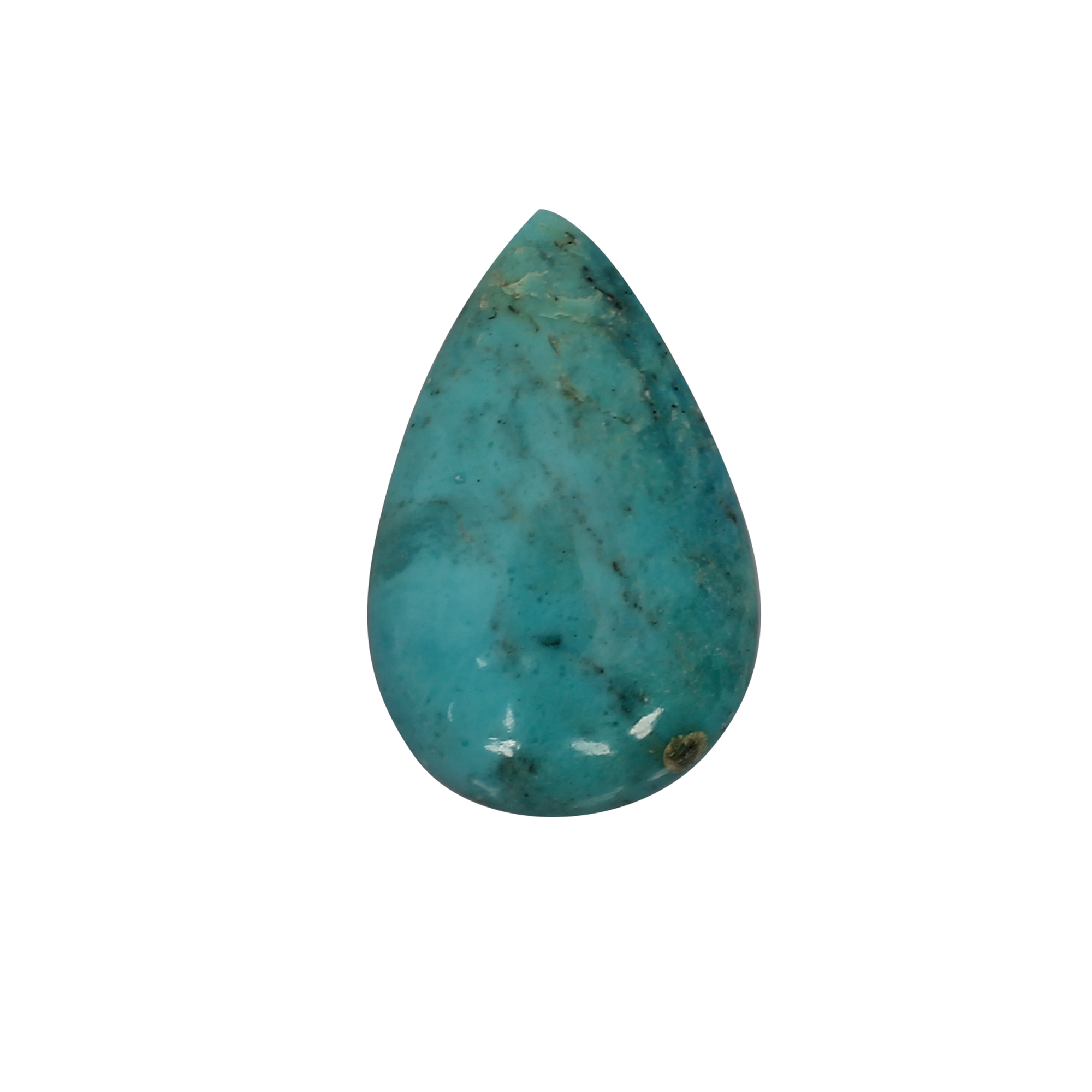 Natural American Turquoise 26x16mm Pear Cabochan 1270cts Loose Gemstone For Jewelry Making