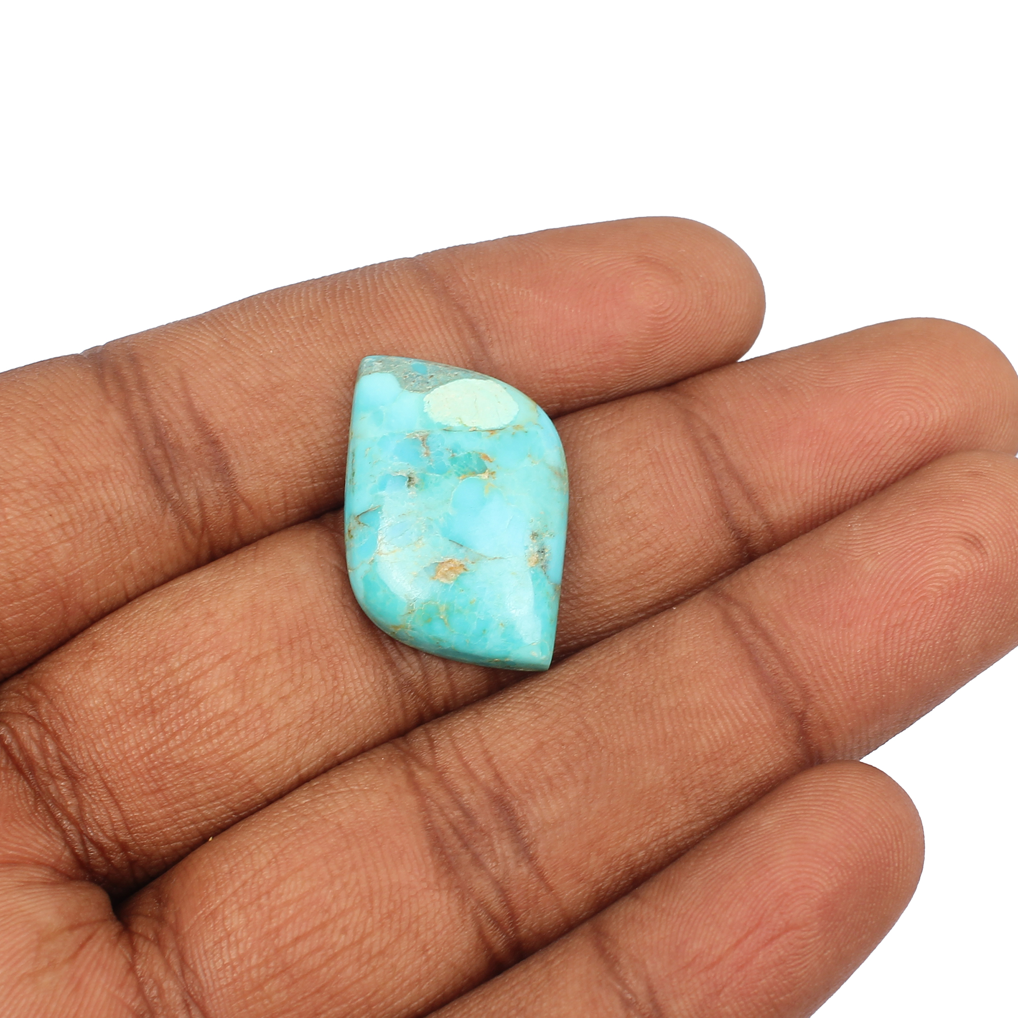 Natural American Turquoise 22x17mm Fancy Cabochon 1915Cts Loose Gemstone For Jewelry Making