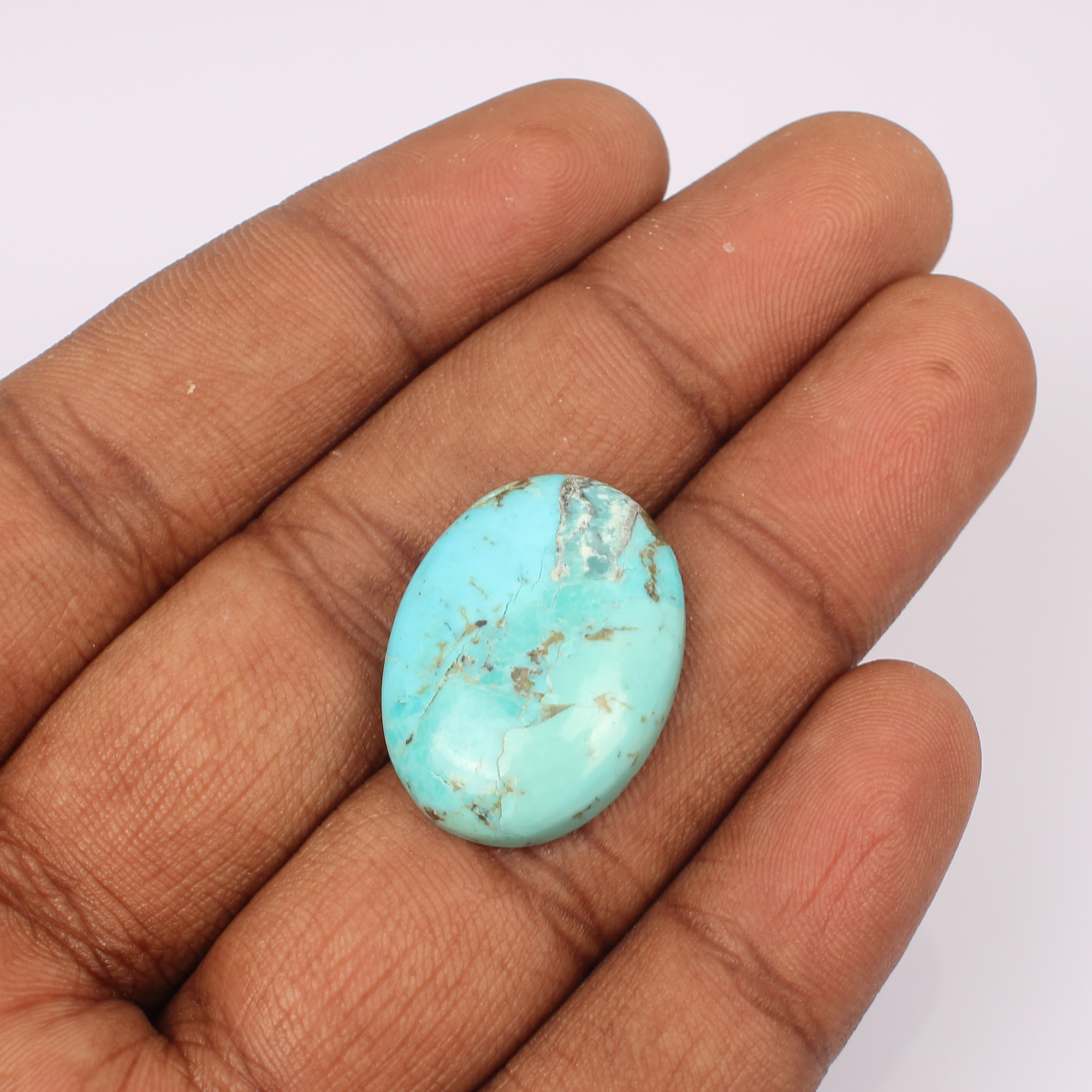 Natural American Turquoise 26x19mm Oval Cabochan 2315cts Loose Gemstone For Jewelry Making
