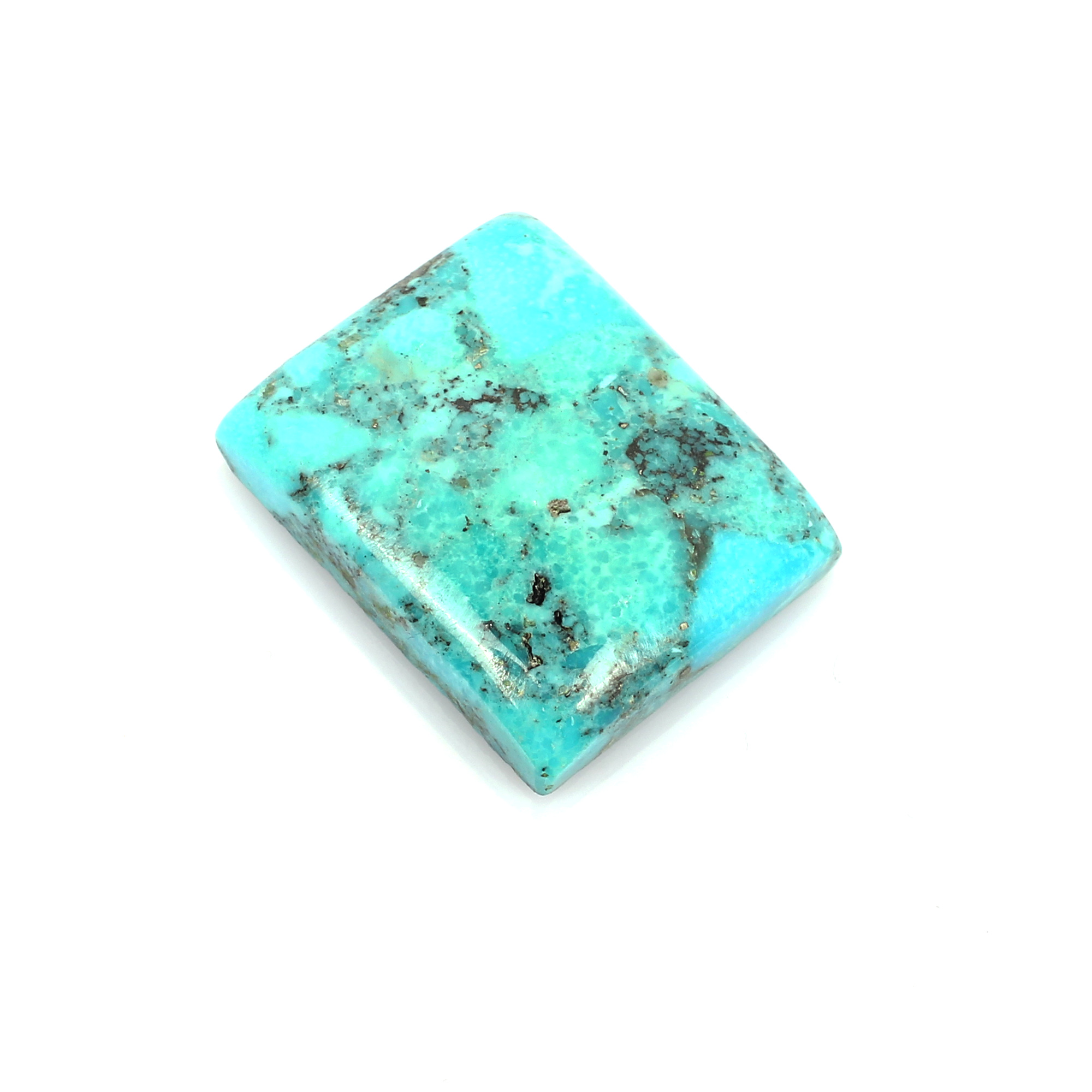 Natural American Turquoise 31x25mm Rectangle Cabochon 6280Cts Loose Gemstone For Jewelry Making