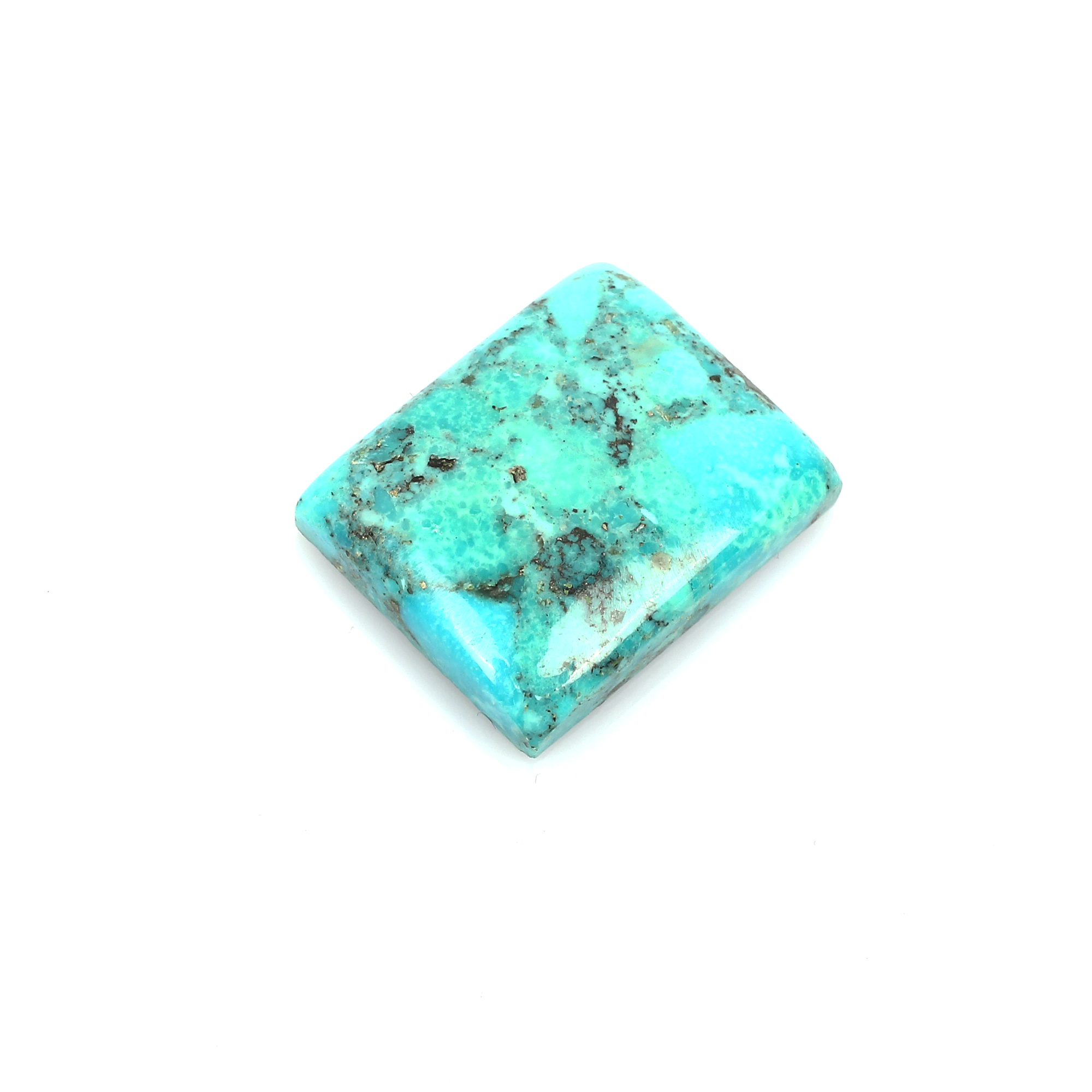 Natural American Turquoise 31x25mm Rectangle Cabochon 6280Cts Loose Gemstone For Jewelry Making