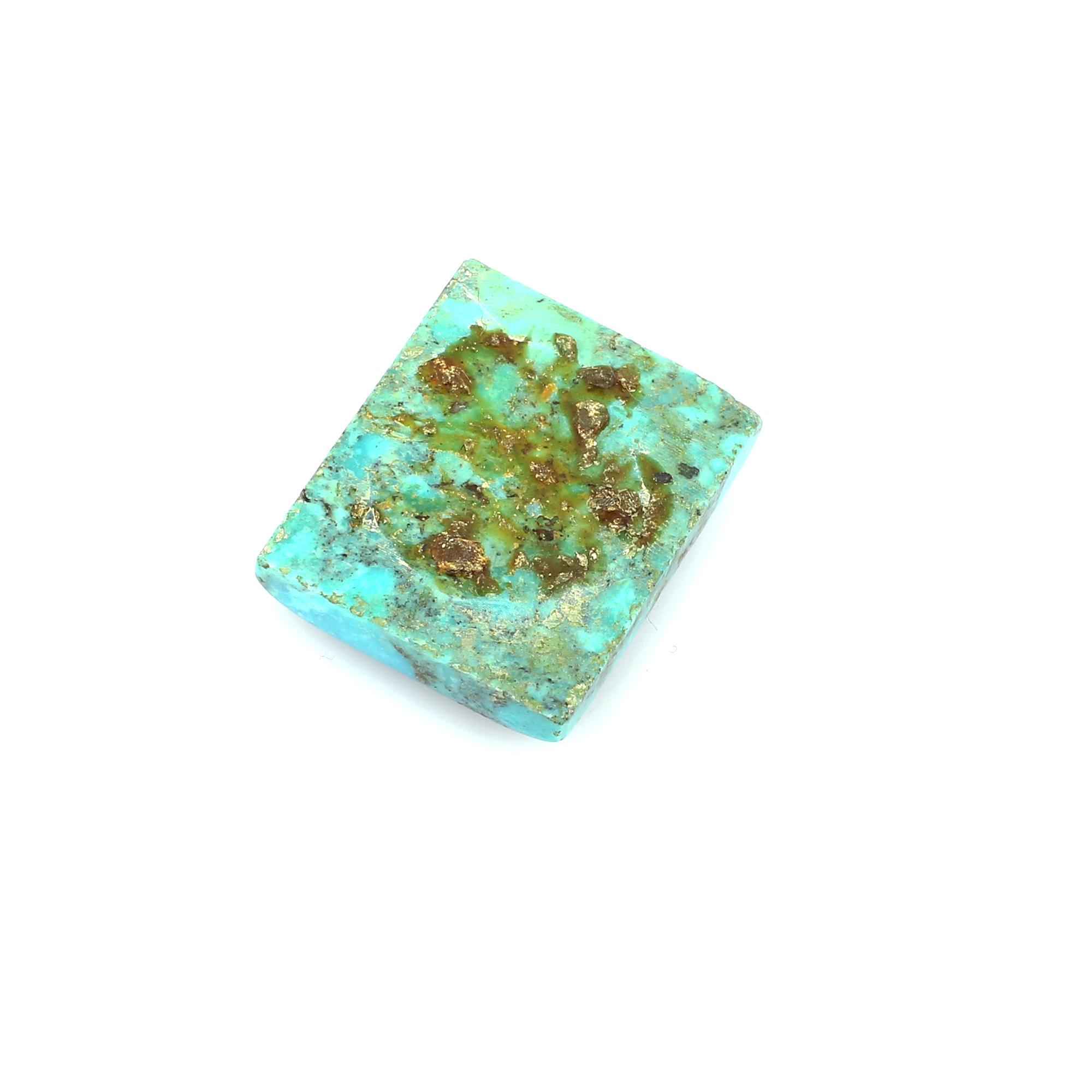 Natural American Turquoise 31x25mm Rectangle Cabochon 6280Cts Loose Gemstone For Jewelry Making