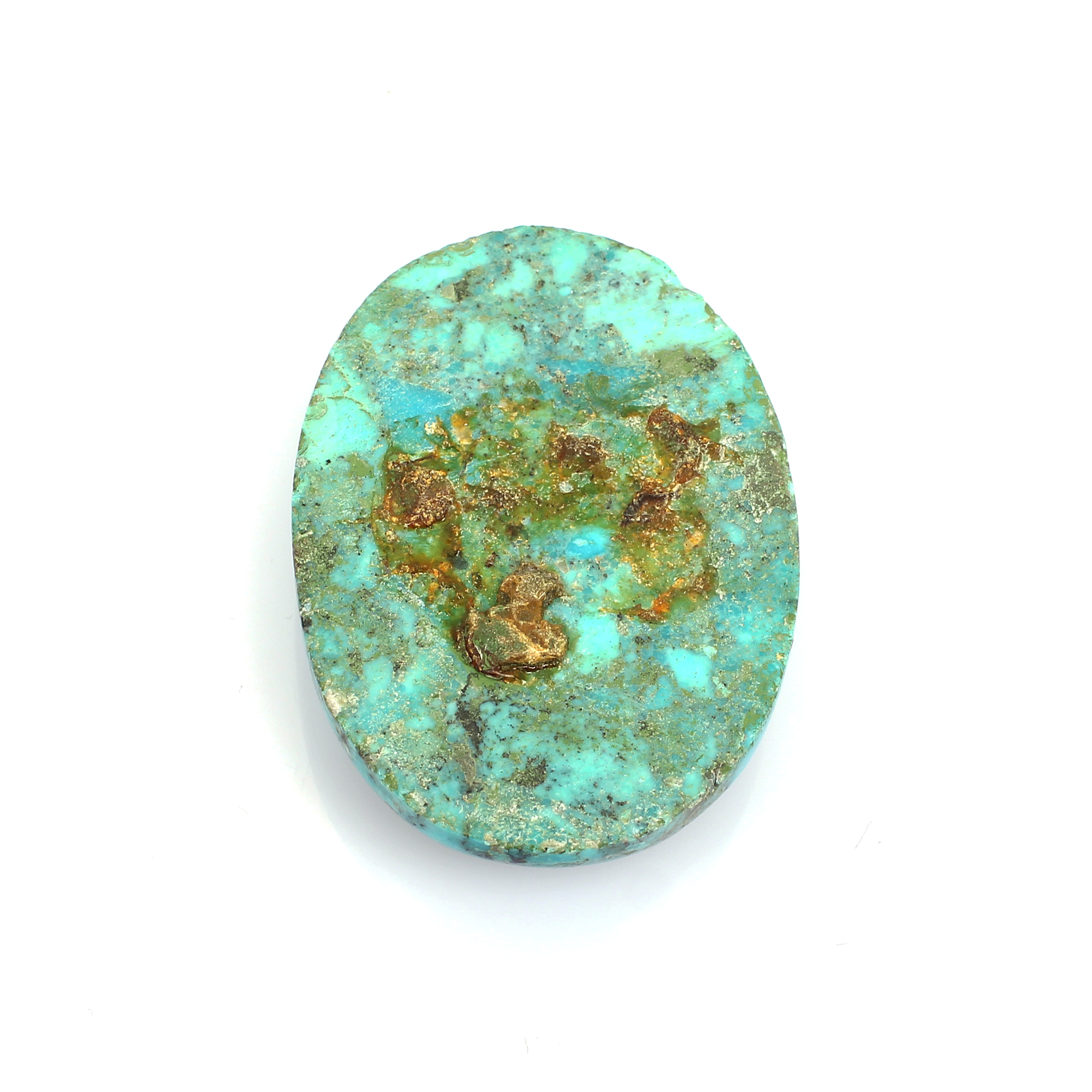 Natural American Turquoise 49x35mm Oval Cabochon 14110 Cts Loose Gemstone For Jewelry Making