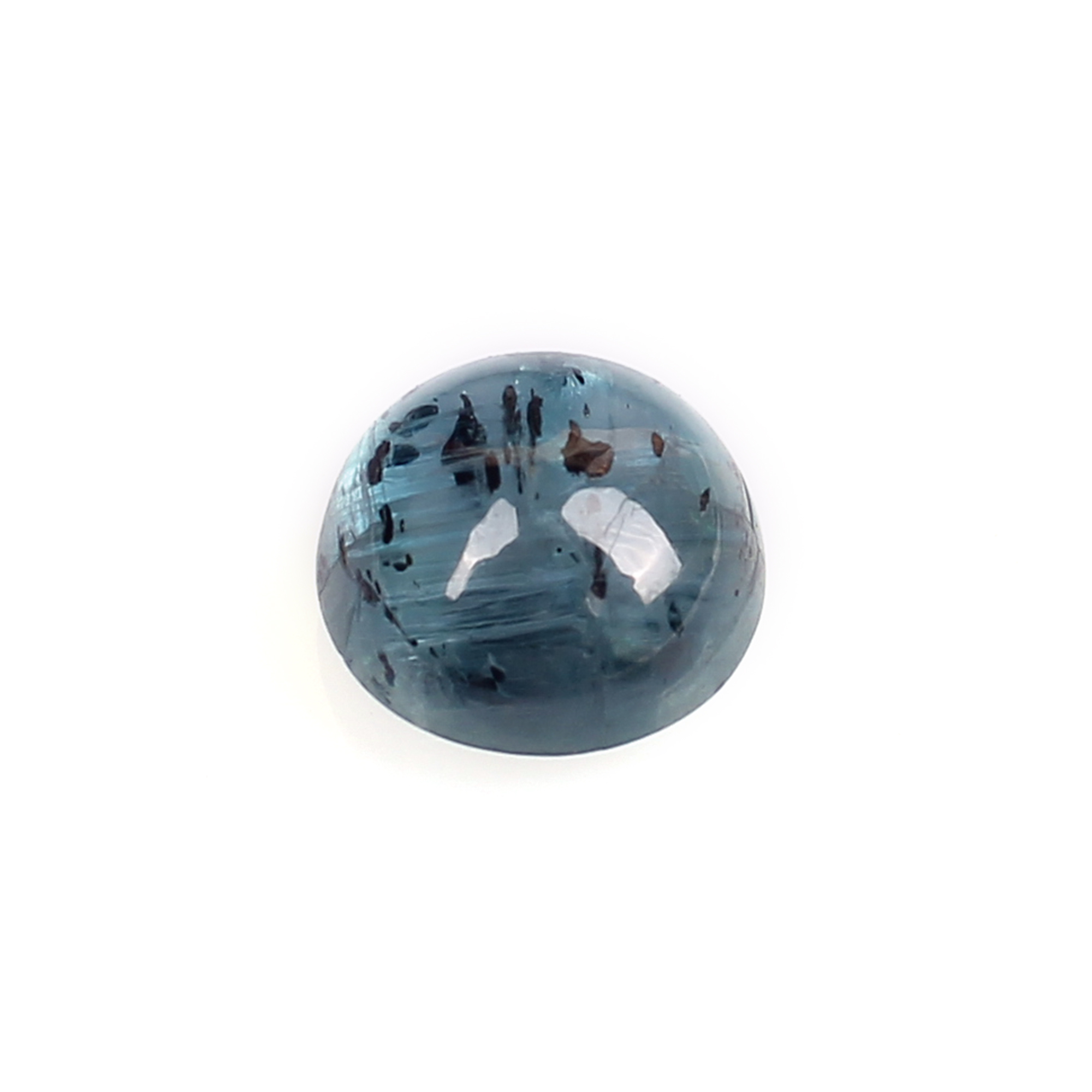 Natural Kyanite 6mm Round Cab 14 Cts