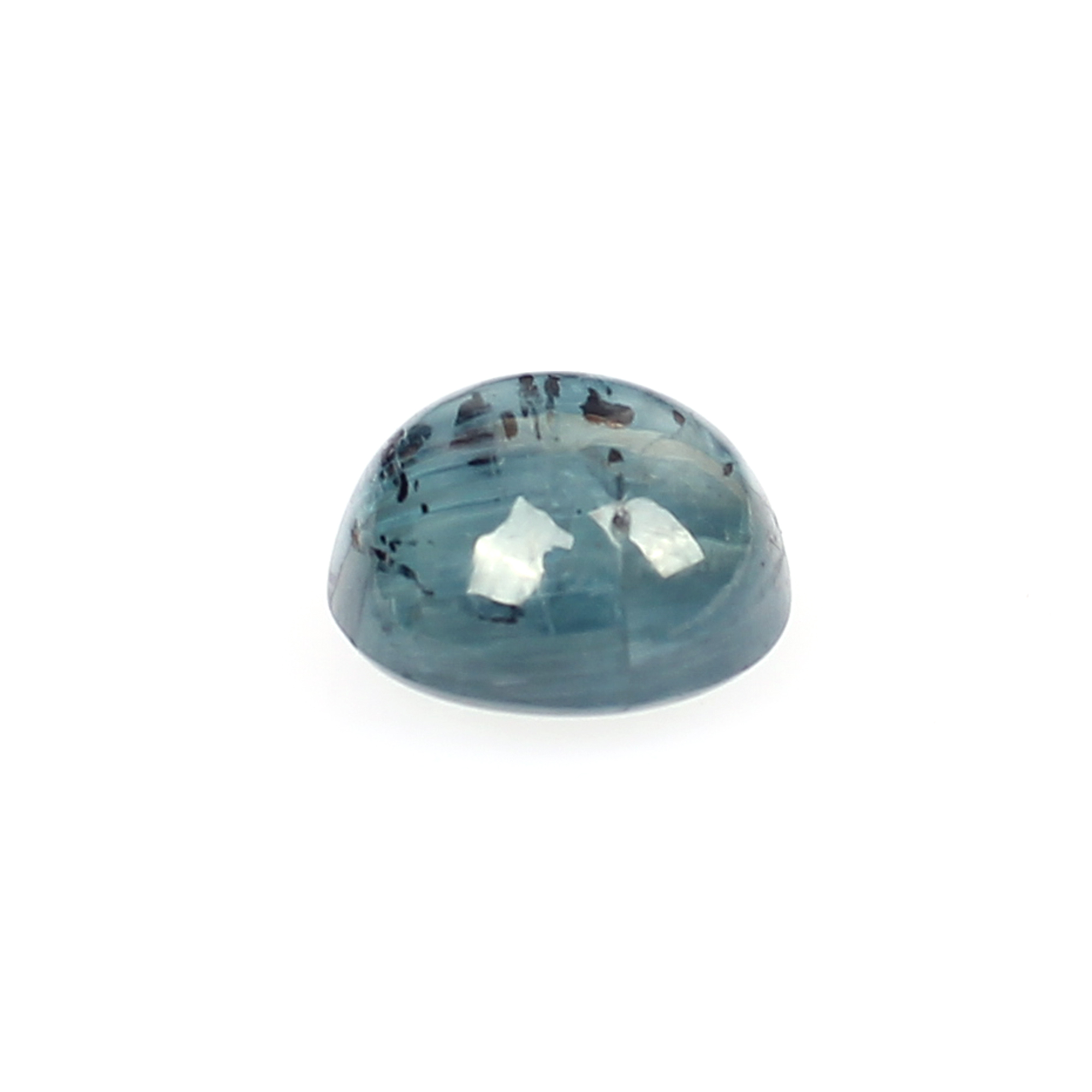 Natural Kyanite 6mm Round Cab 14 Cts