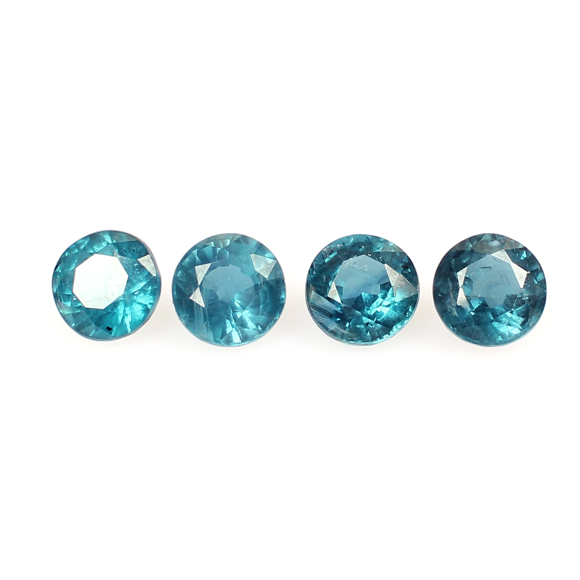 Natural Kyanite 6mm Round Cut 125 Cts