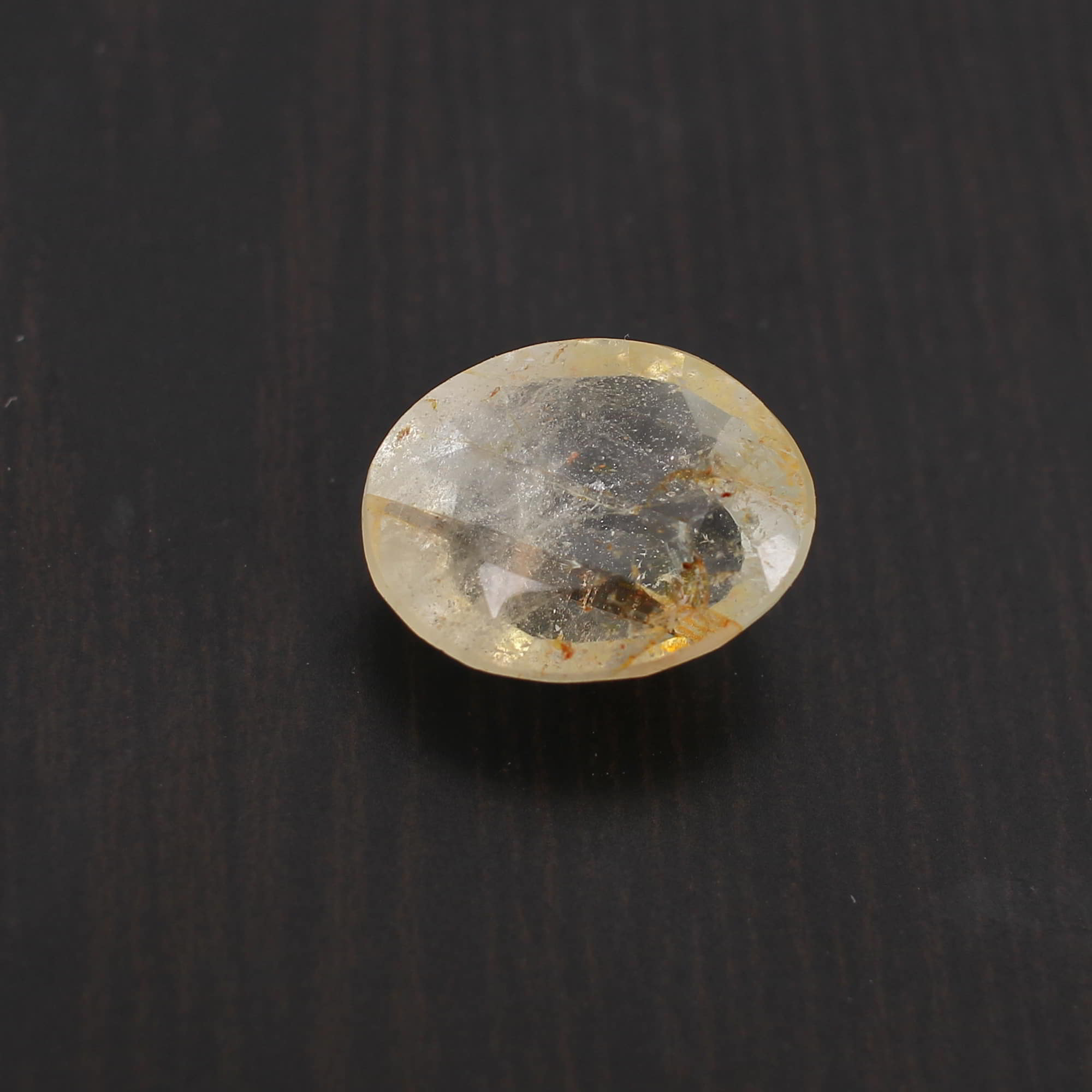 Yellow Sapphire 14x11mm Oval Faceted Cut 925 Cts