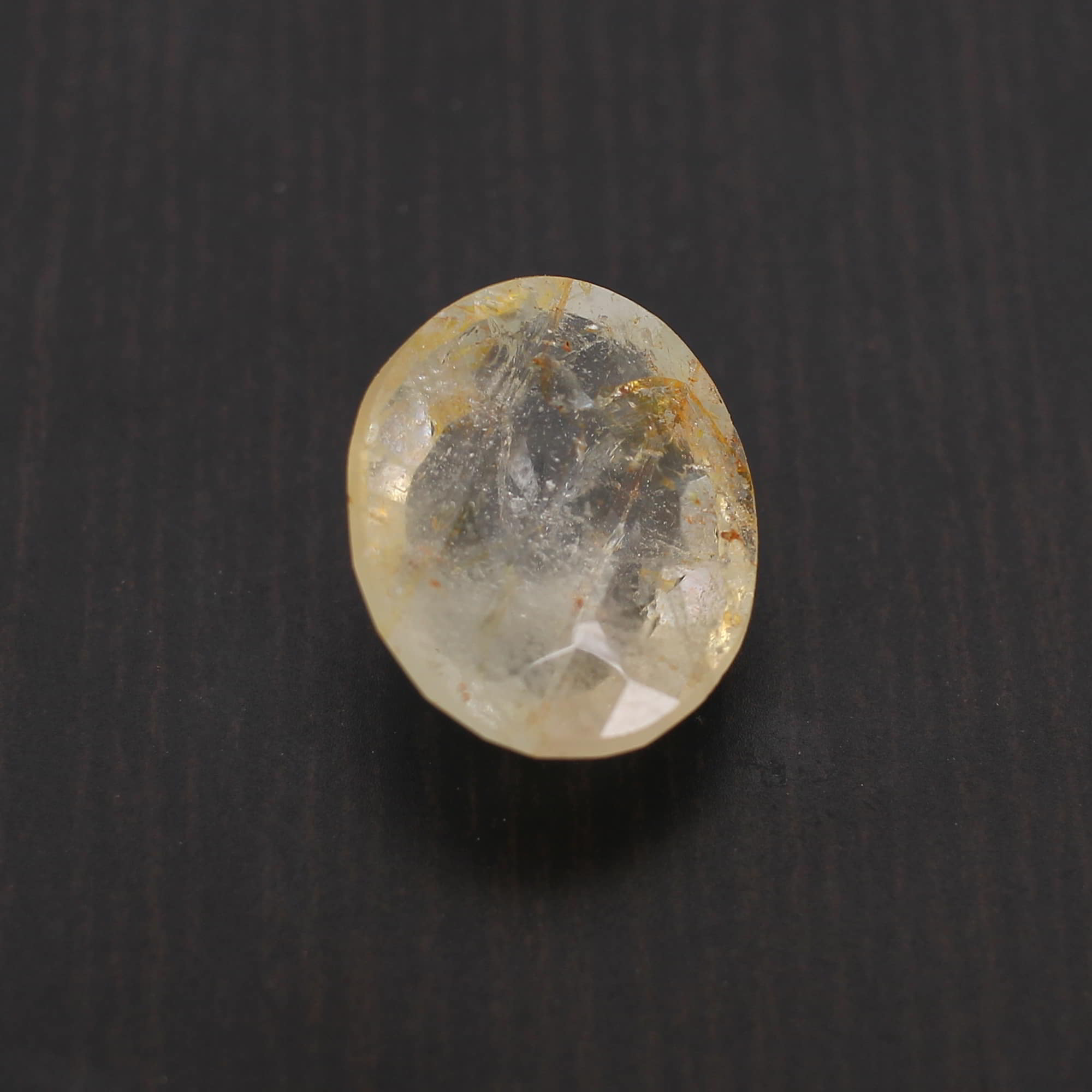 Yellow Sapphire 14x11mm Oval Faceted Cut 925 Cts