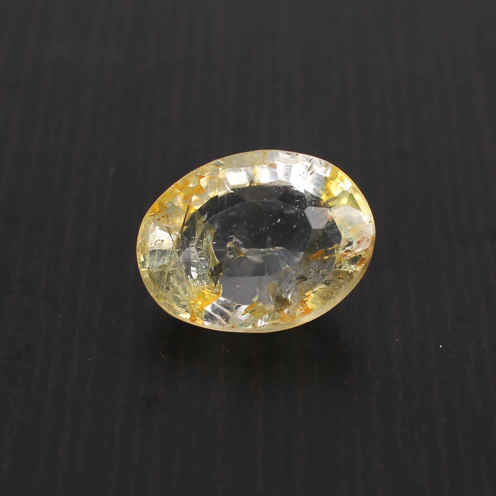 Yellow Sapphire 14x11mm Oval Faceted Cut 940 Cts