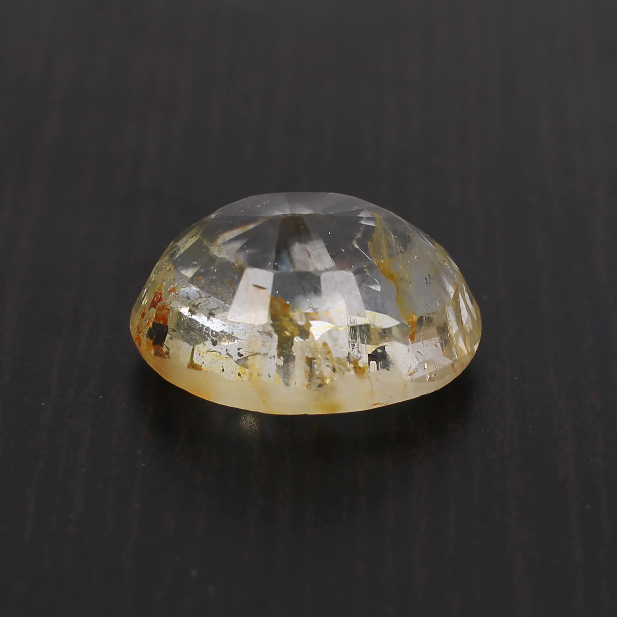 Yellow Sapphire 14x11mm Oval Faceted Cut 940 Cts
