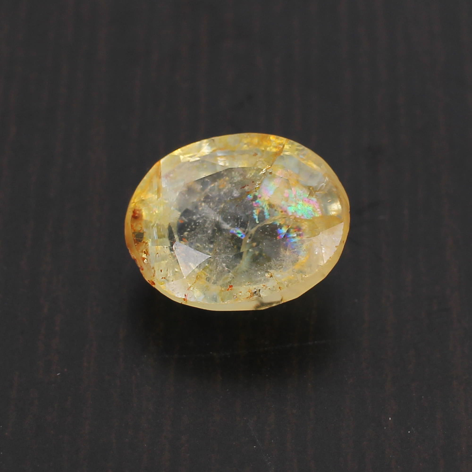 Yellow Sapphire 12x10mm Oval Faceted Cut 740 Cts