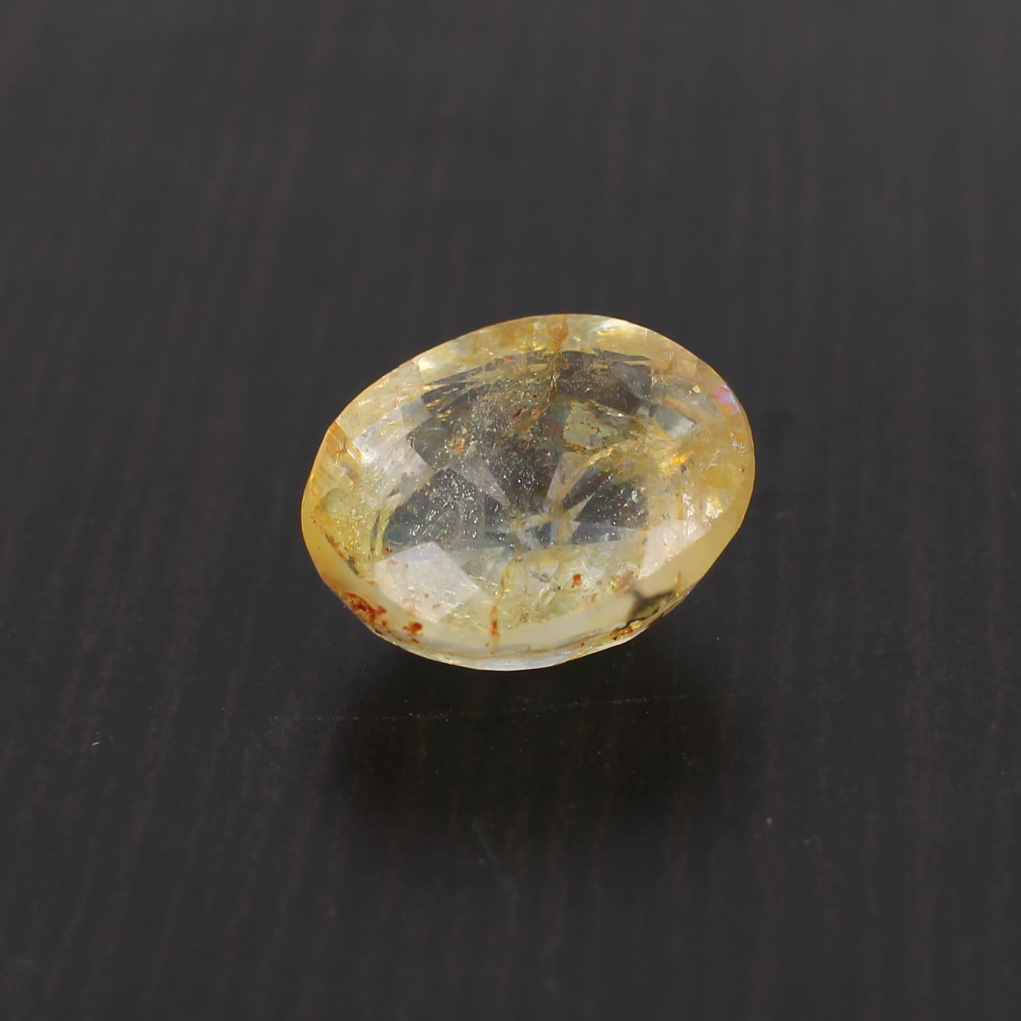 Yellow Sapphire 12x10mm Oval Faceted Cut 740 Cts