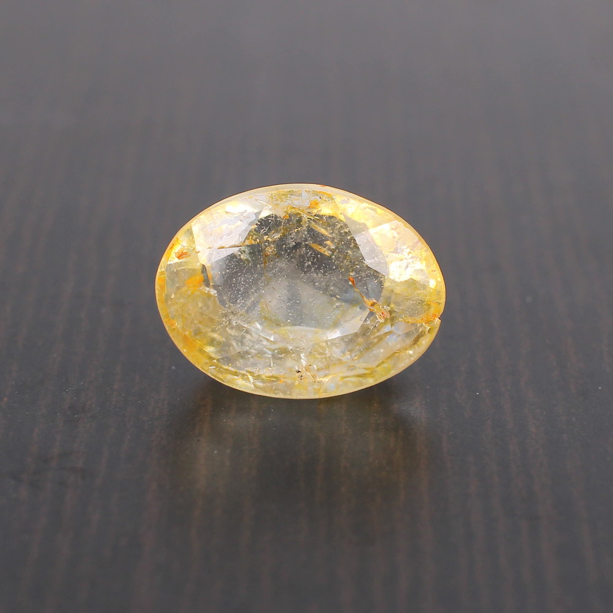 Yellow Sapphire 14x10mm Oval Faceted Cut 995 Cts