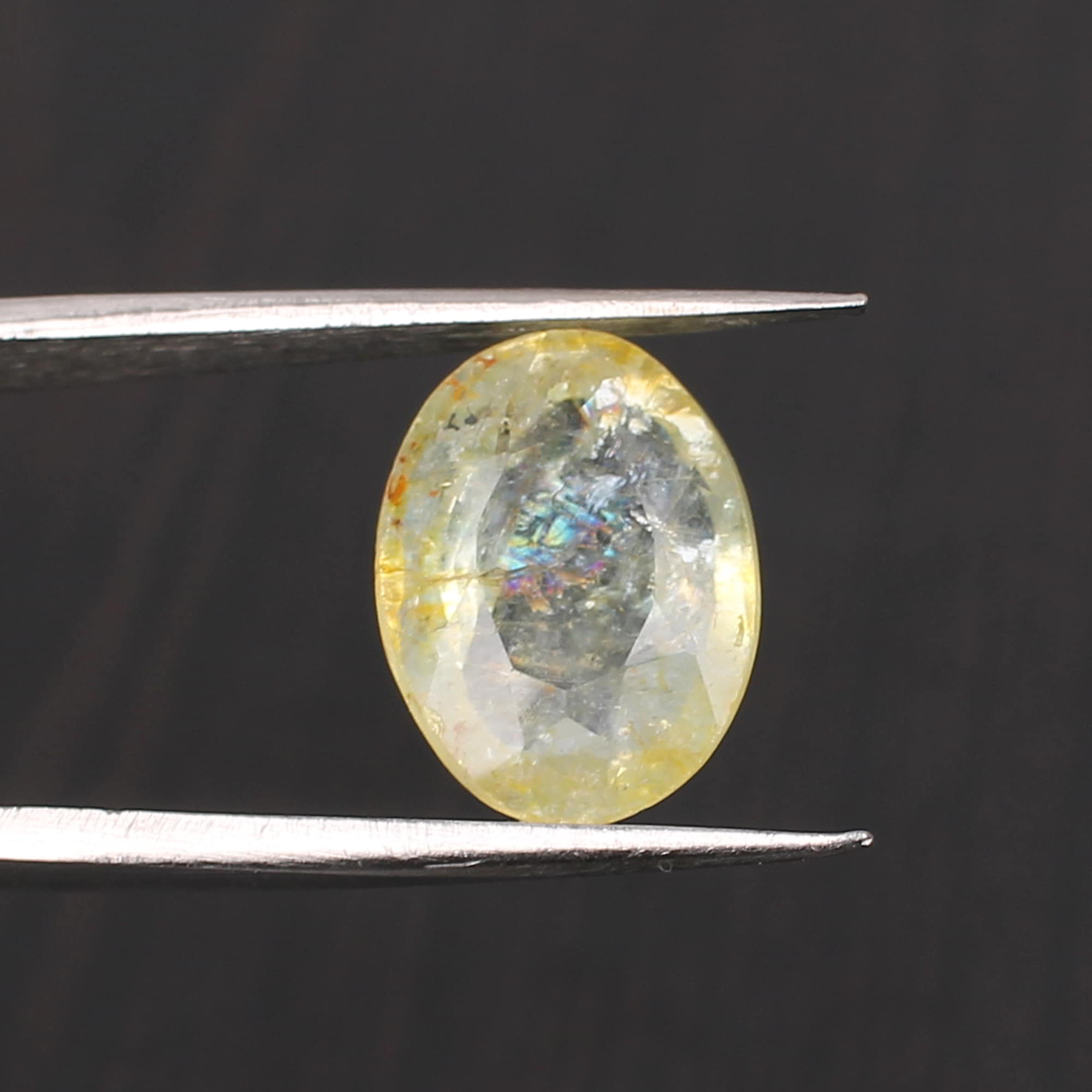 Yellow Sapphire 13x10mm Oval Faceted Cut 745 Cts