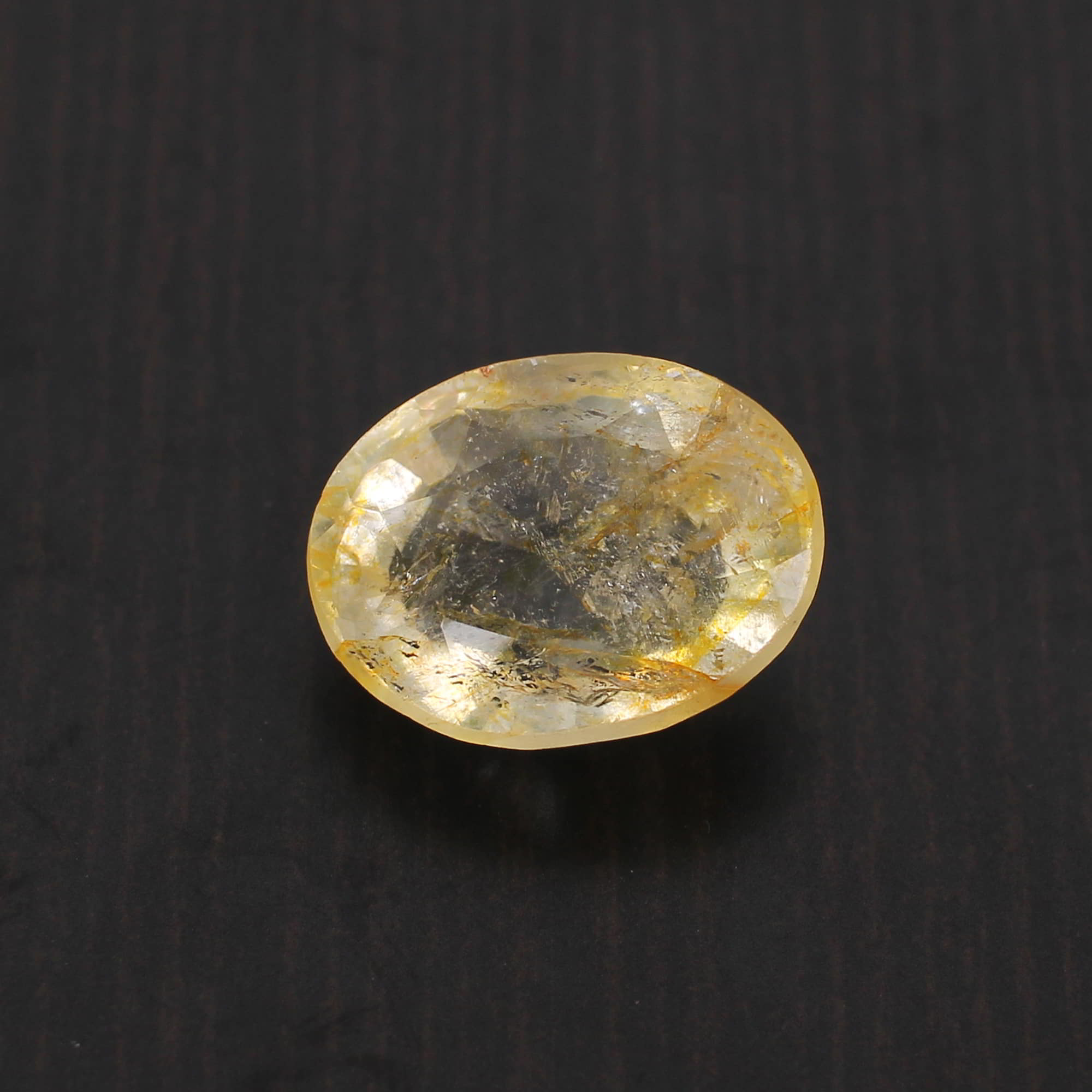 Yellow Sapphire 13x10mm Oval Faceted Cut 710 Cts