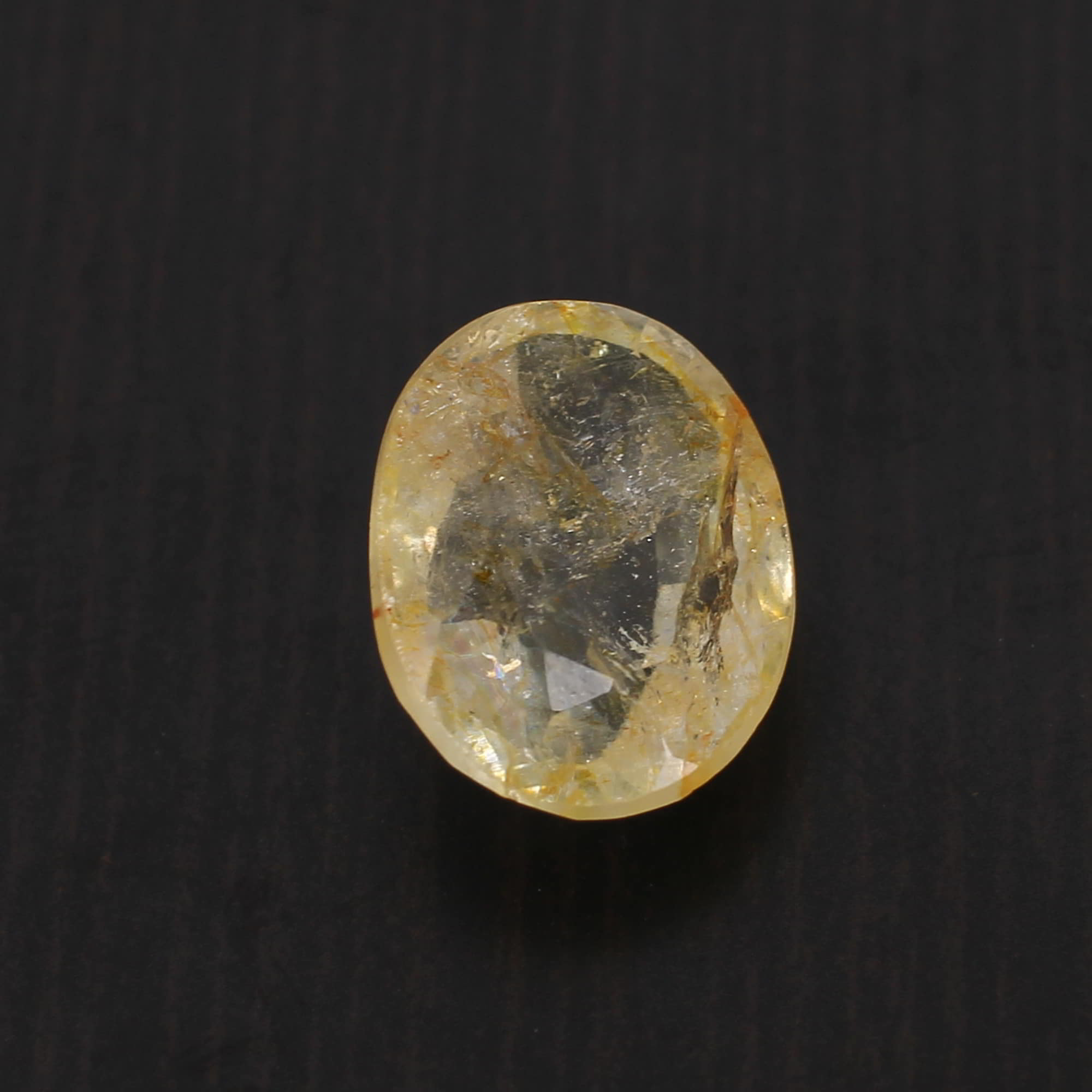 Yellow Sapphire 13x10mm Oval Faceted Cut 710 Cts