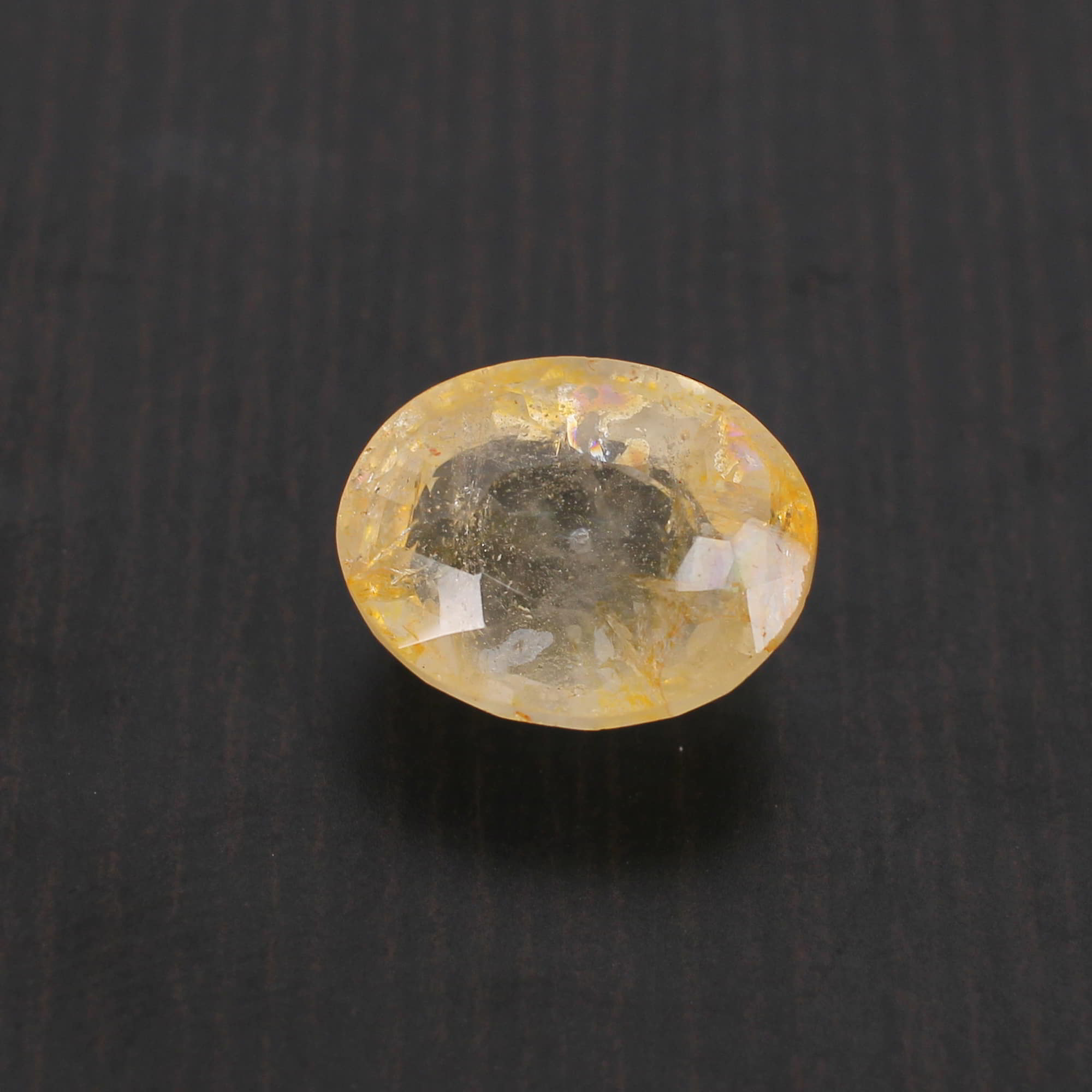 Yellow Sapphire 12x9mm Oval Faceted Cut 655 Cts