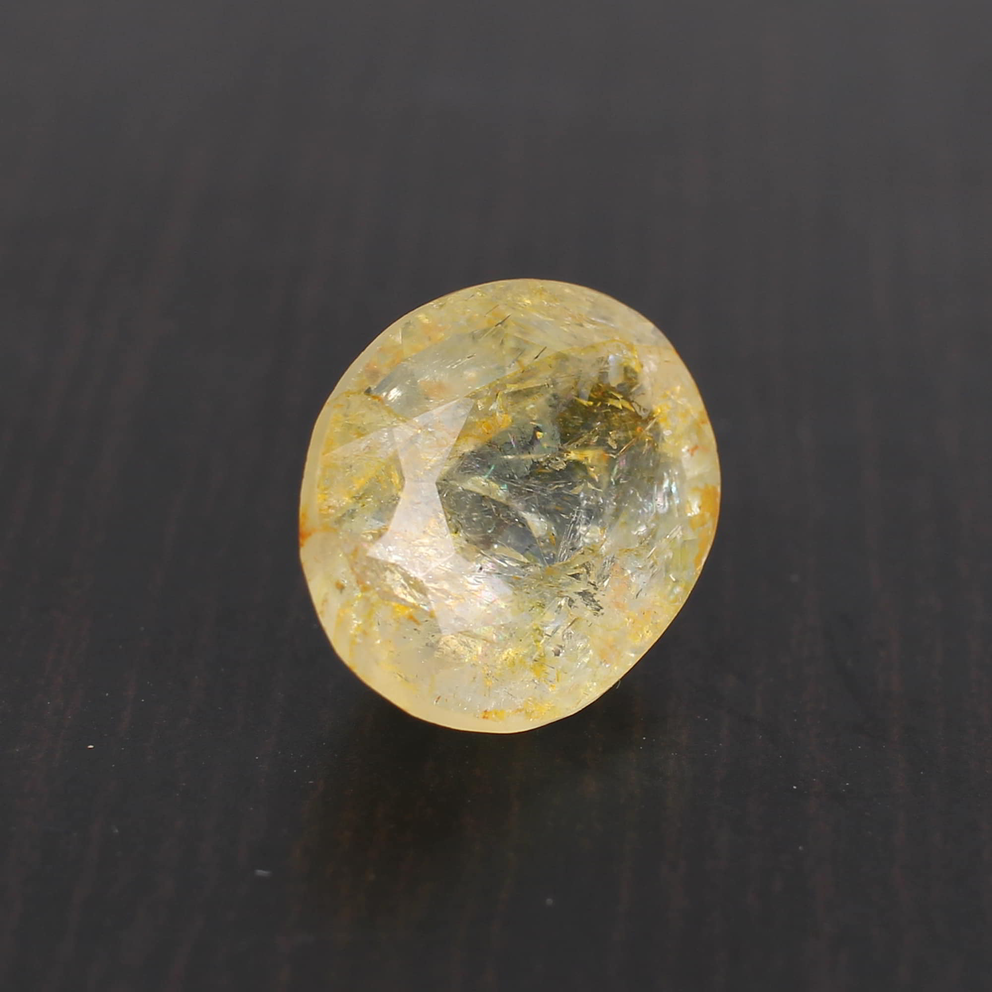 Yellow Sapphire 14x11mm Oval Faceted Cut 915 Cts