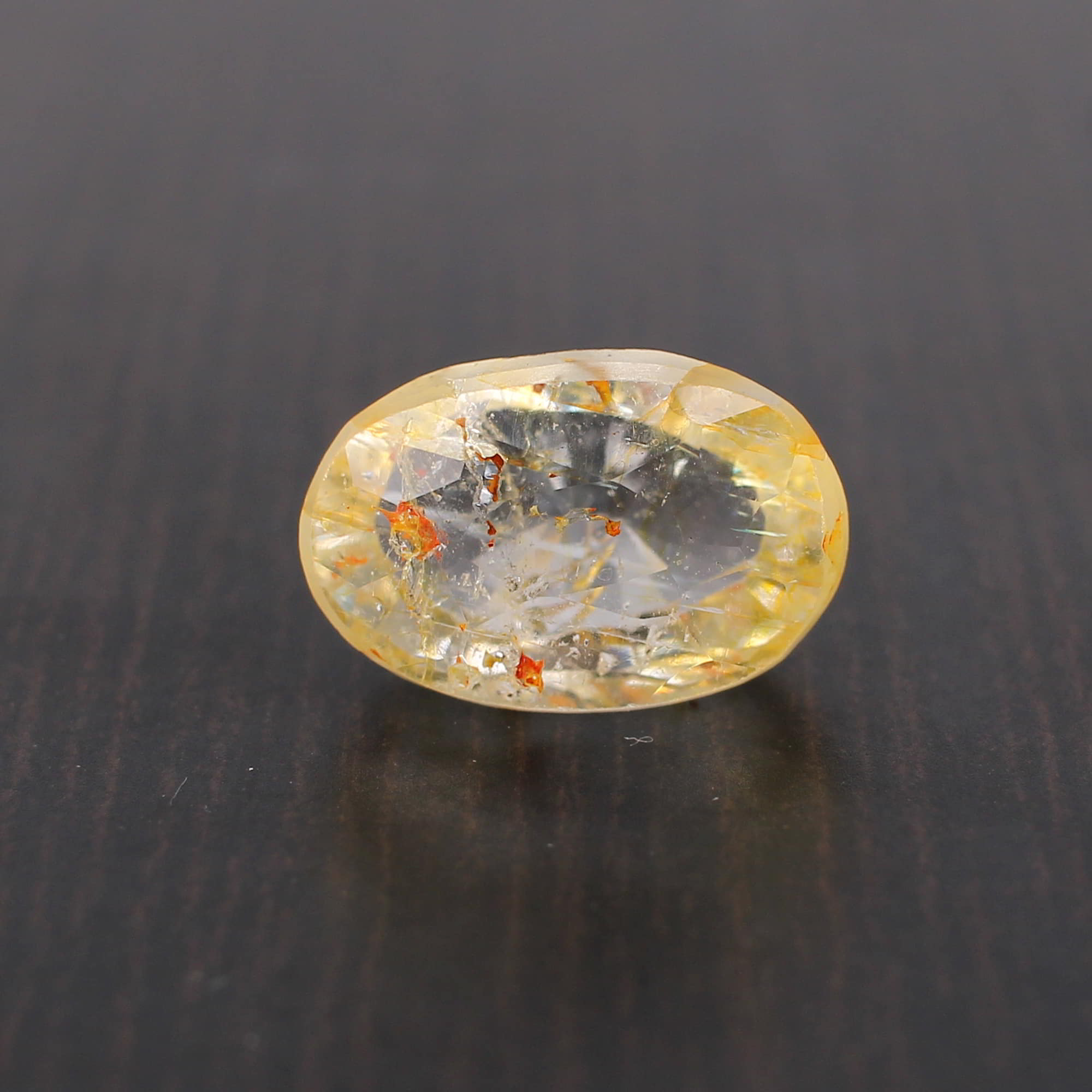 Yellow Sapphire 13x8mm Oval Faceted Cut 760 Cts