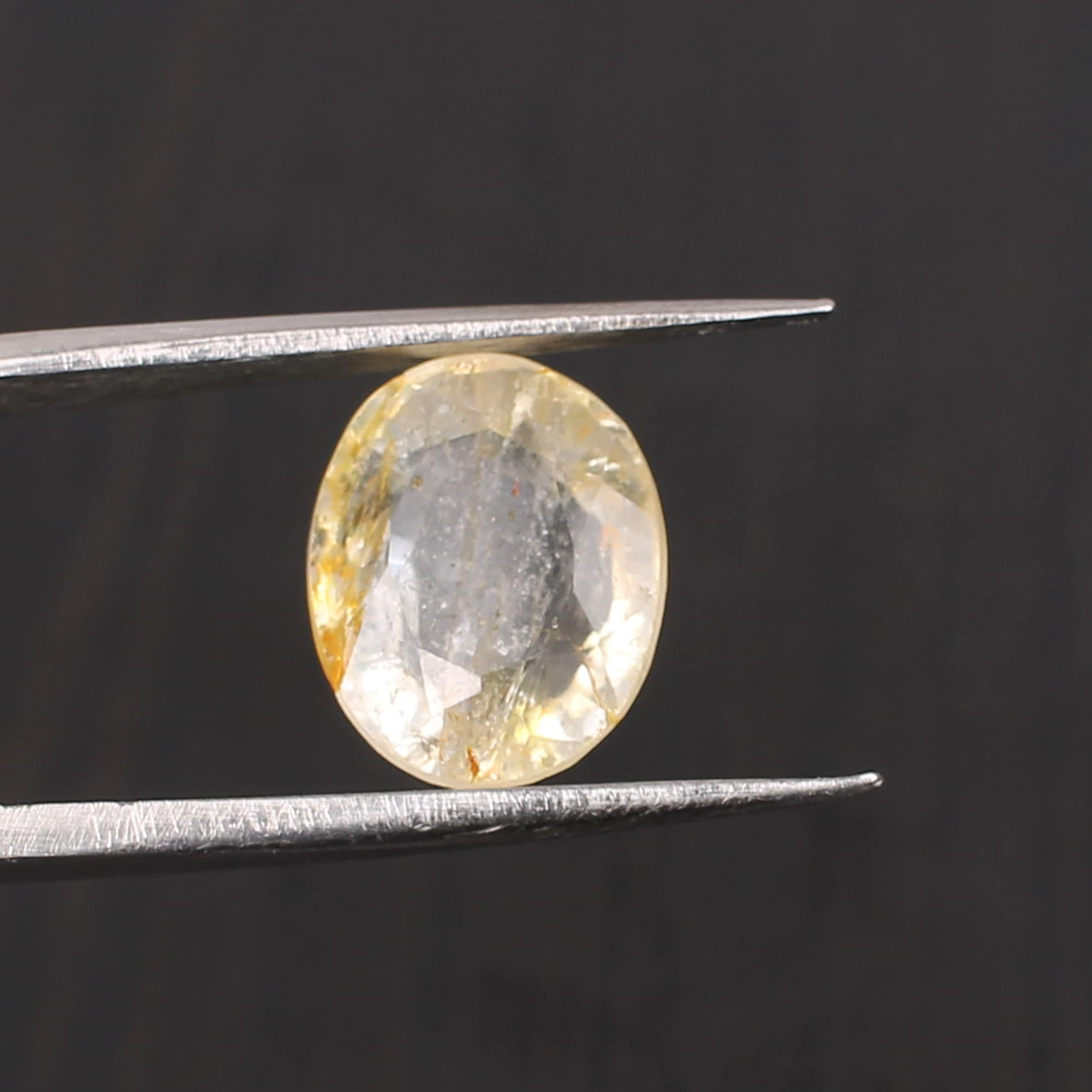 Yellow Sapphire 12x9mm Oval Faceted Cut 635 Cts