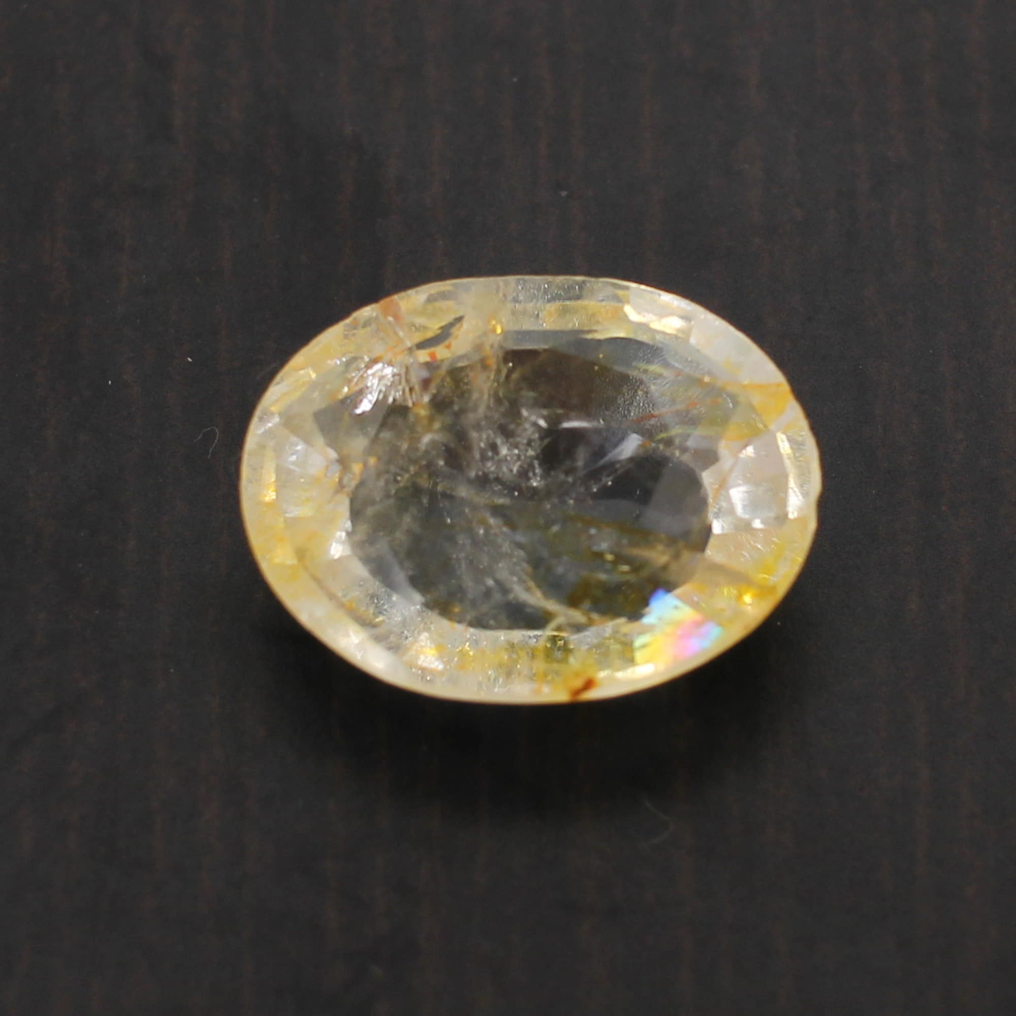 Yellow Sapphire 13x10mm Oval Faceted Cut 605 Cts