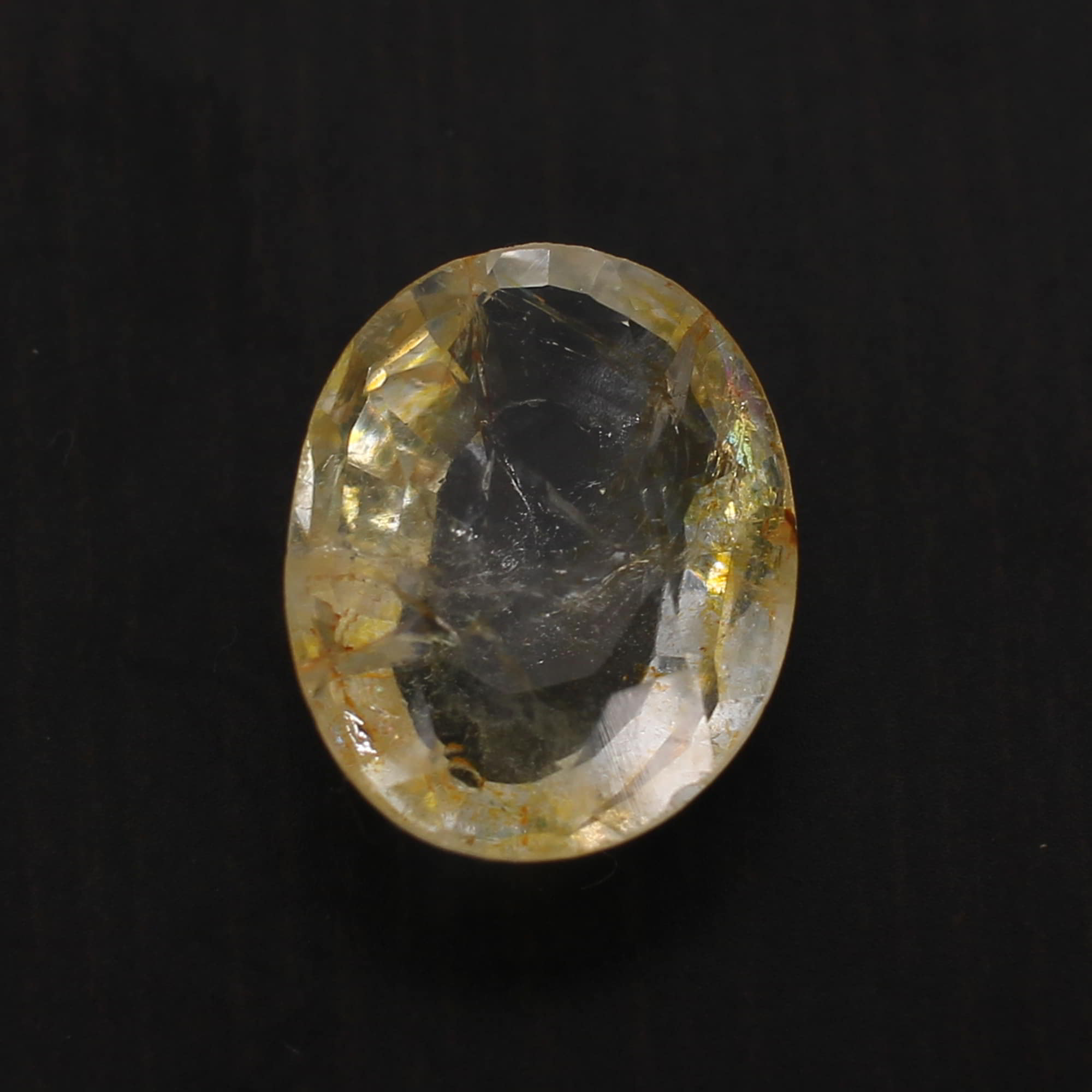 Yellow Sapphire 13x10mm Oval Faceted Cut 605 Cts