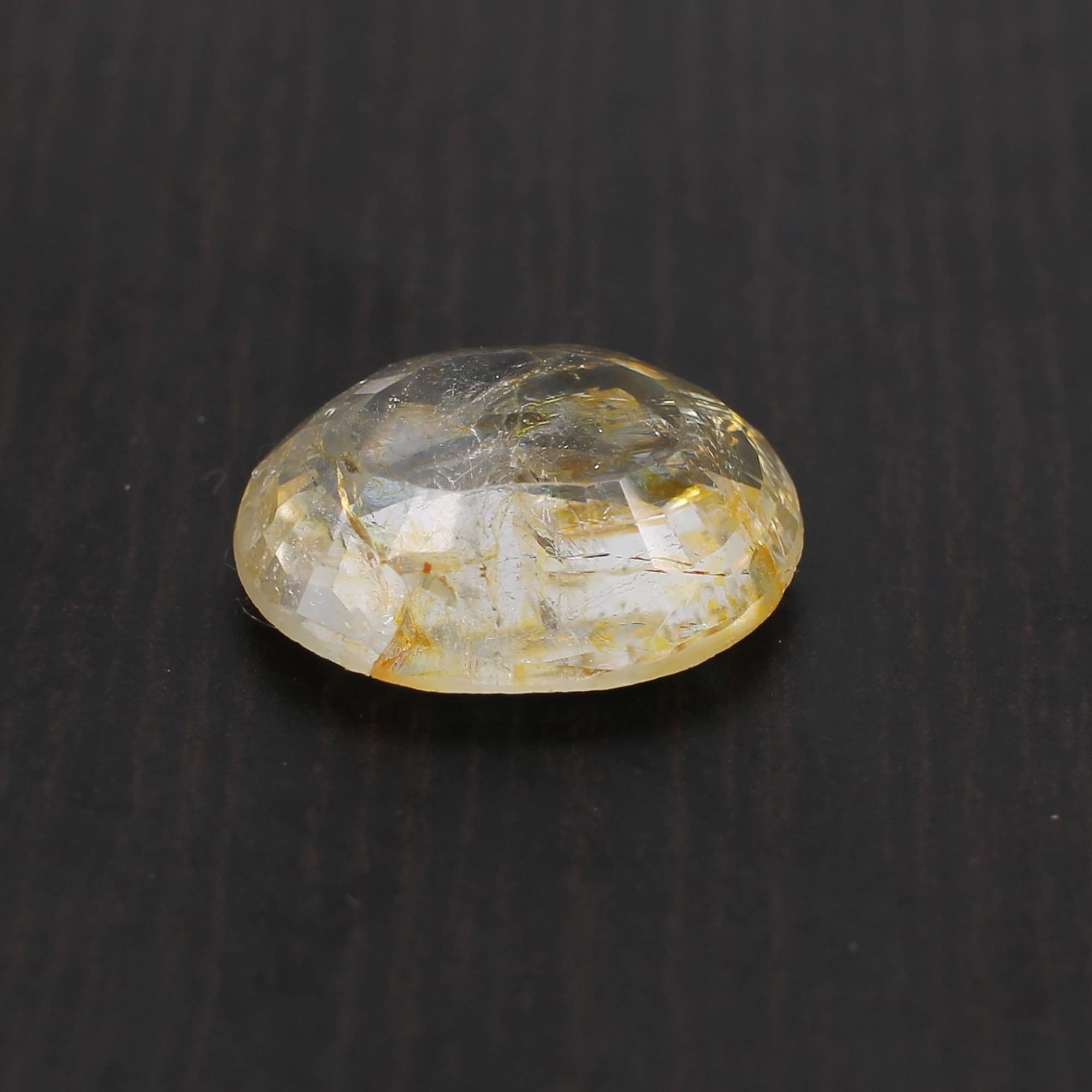 Yellow Sapphire 13x10mm Oval Faceted Cut 605 Cts