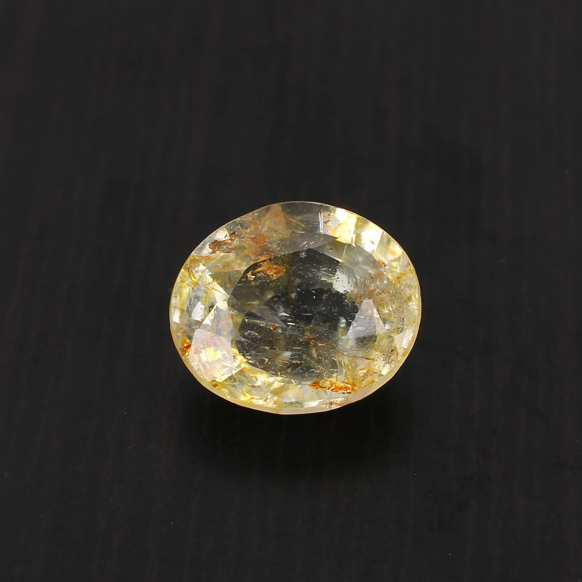 Yellow Sapphire 12x11mm Oval Faceted Cut 690 Cts