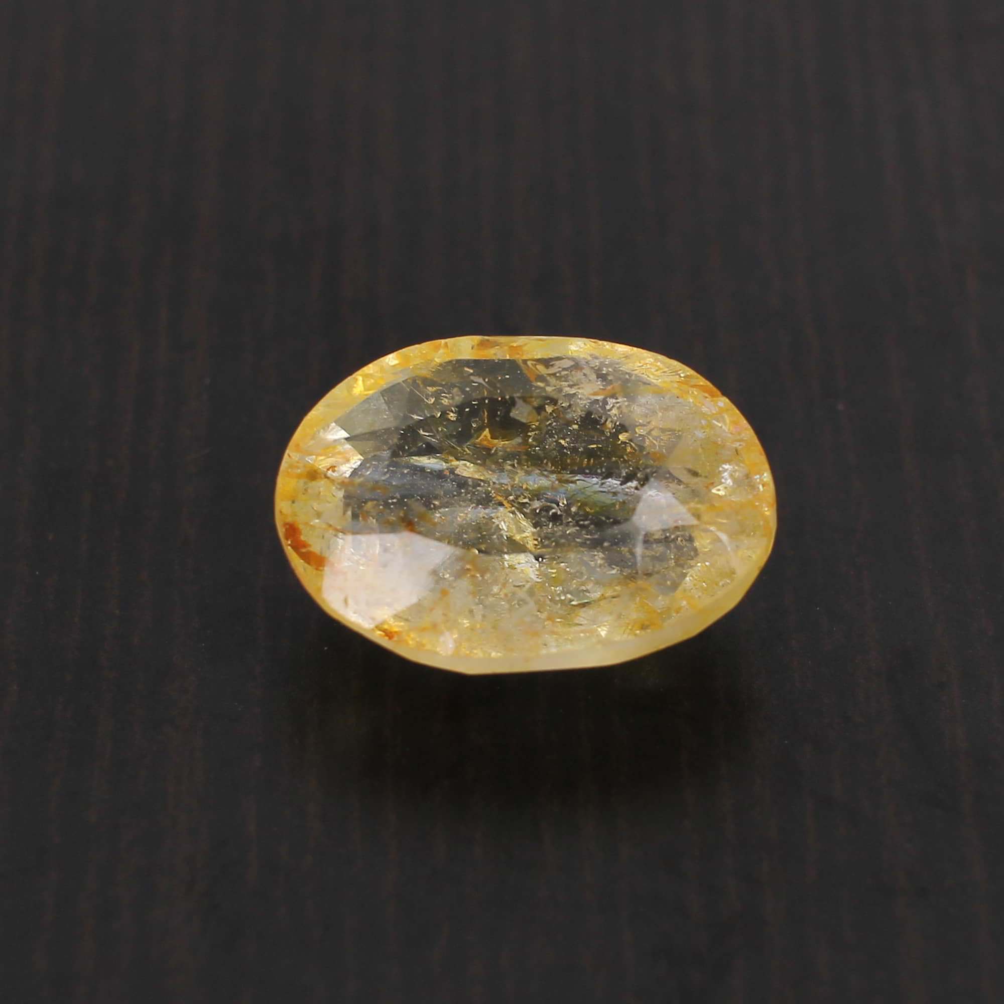 Yellow Sapphire 14x10mm Oval Faceted Cut 969 Cts