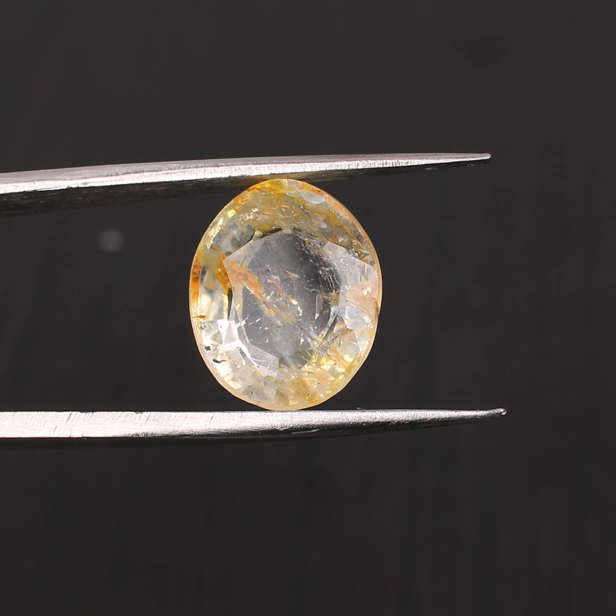 Yellow Sapphire 12x10mm Oval Faceted Cut 780 Cts