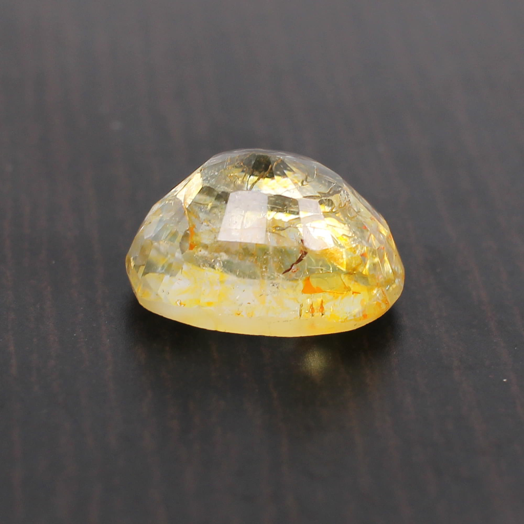 Yellow Sapphire 12x9mm Oval Faceted Cut 655 Cts