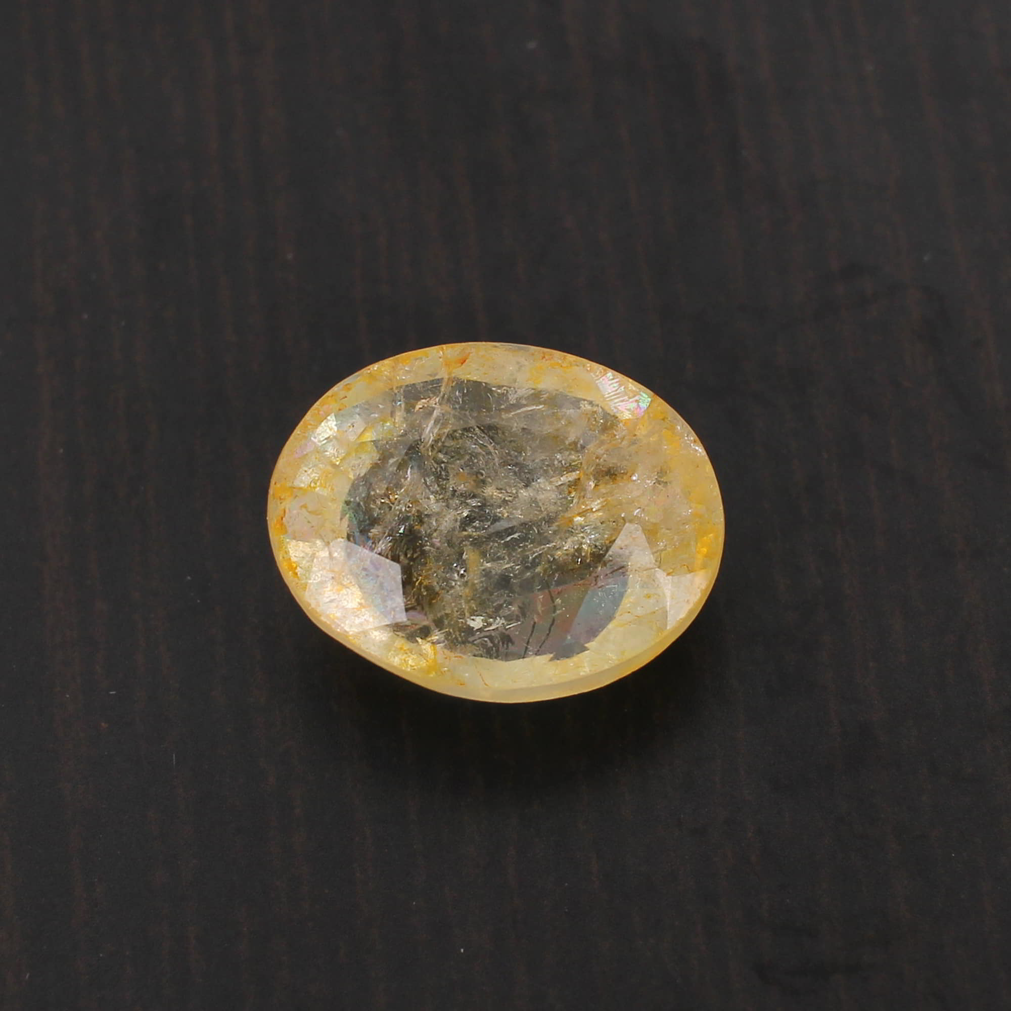 Yellow Sapphire 14x11mm Oval Faceted Cut 935 Cts
